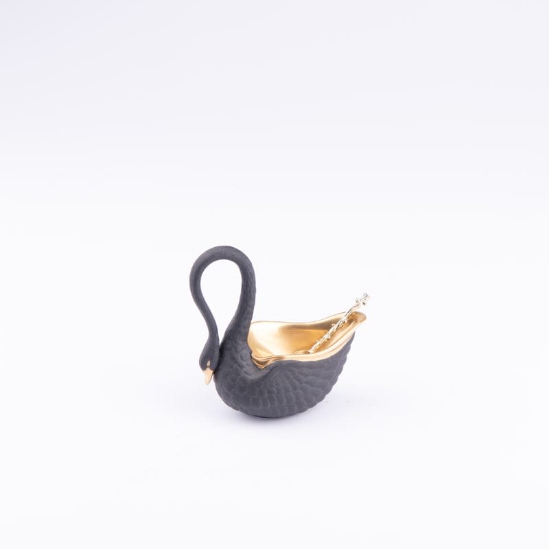 L'Objet. Swan Salt Cellar
