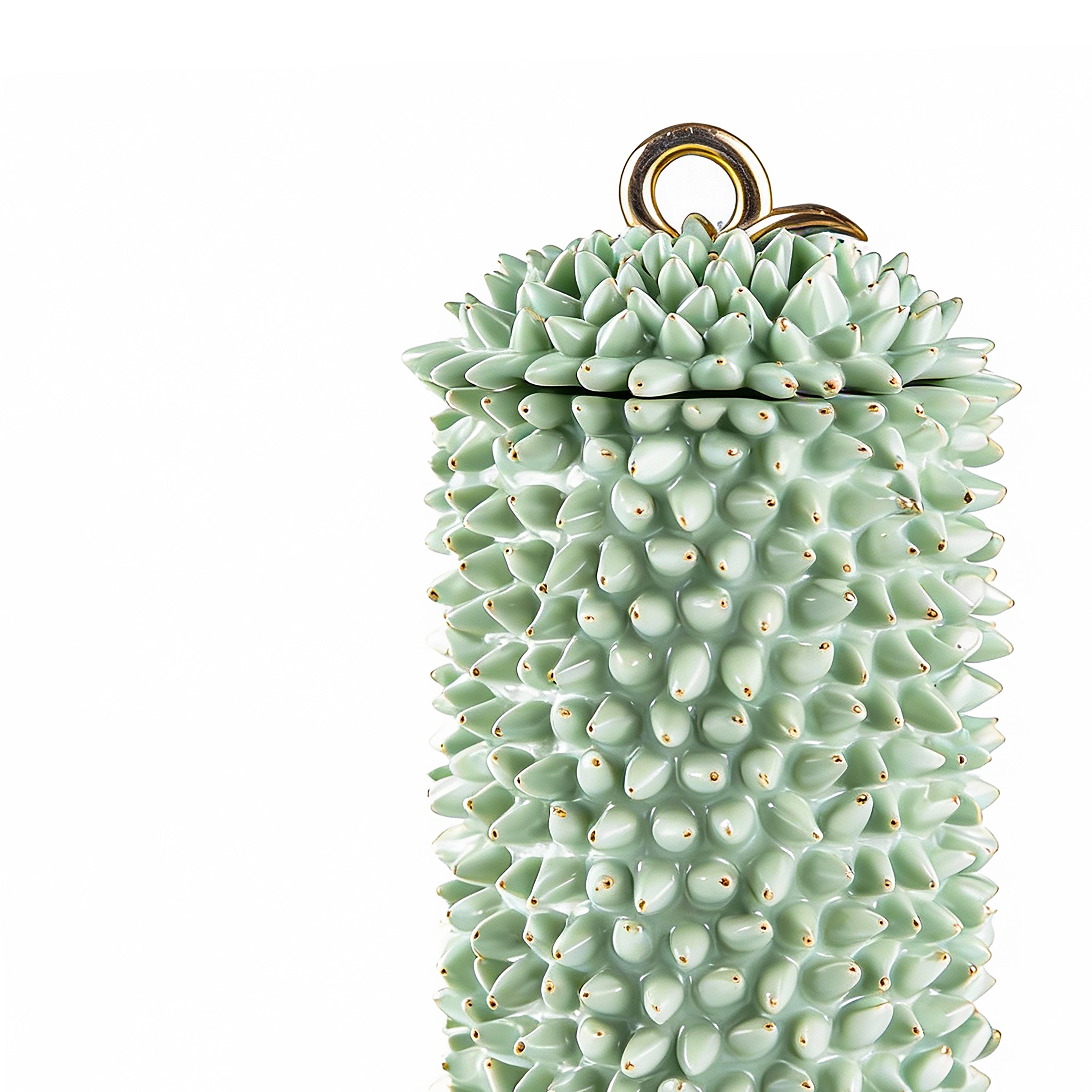 L'Objet. Tesoro Porcelain & Gilded Bonbonnière