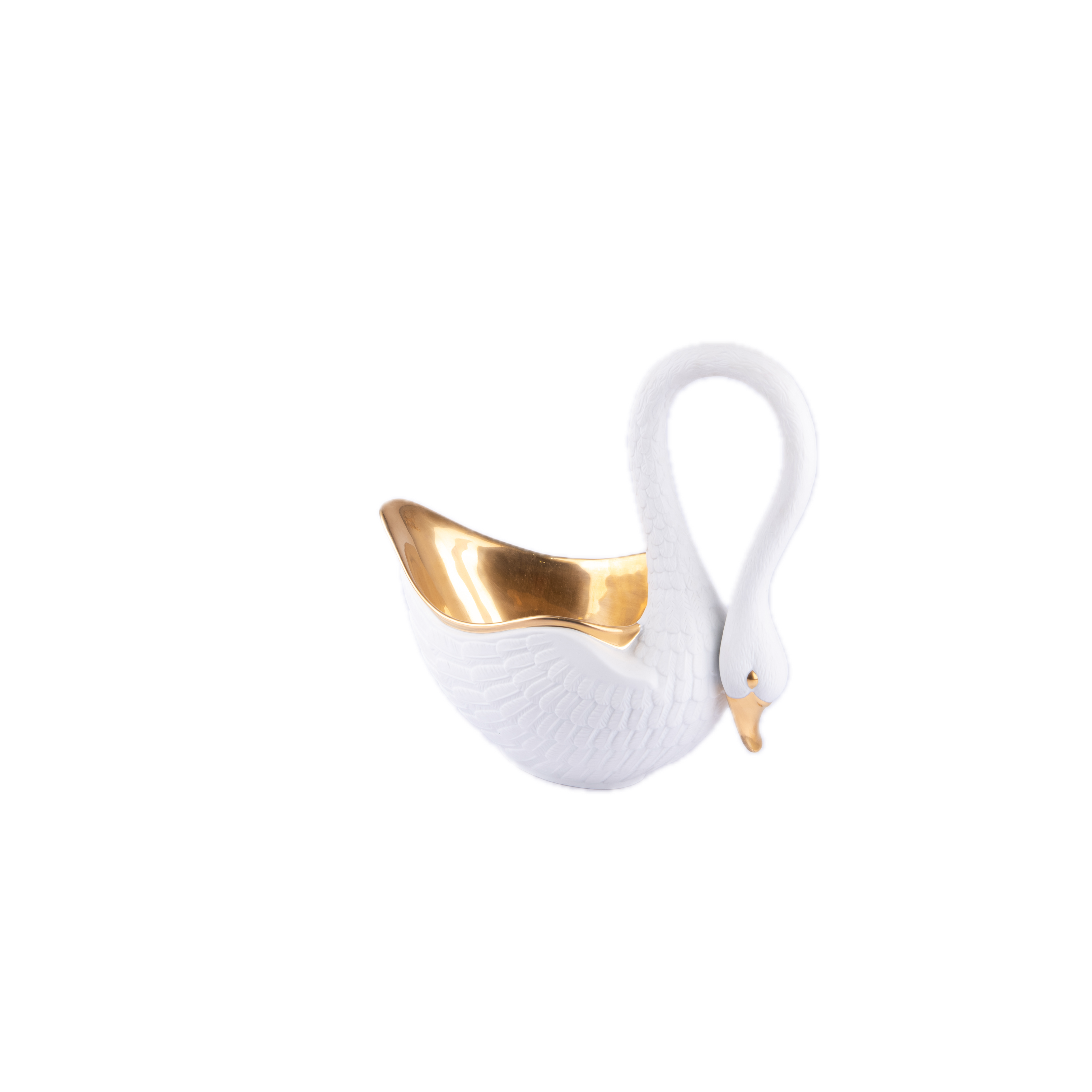 L'Objet. White Swan Centrepiece. Large