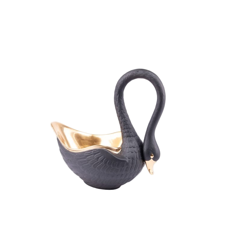 L'Objet. Black Swan Bowl. Large Size