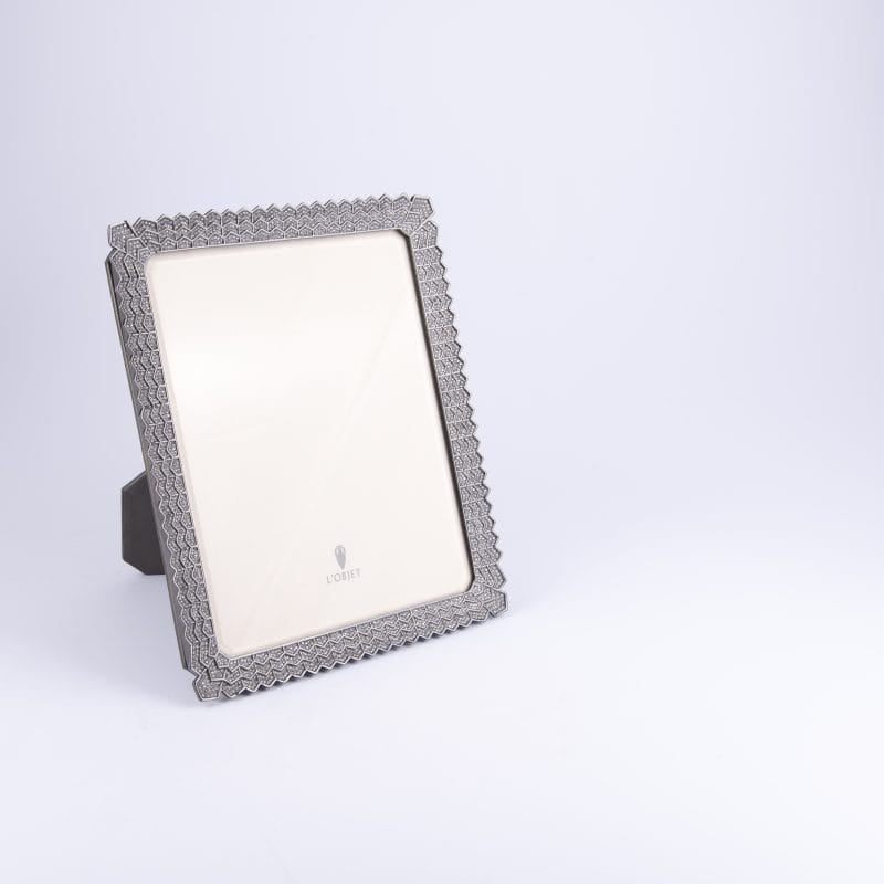 L'Objet. Platinum Picture Frame. Large Size