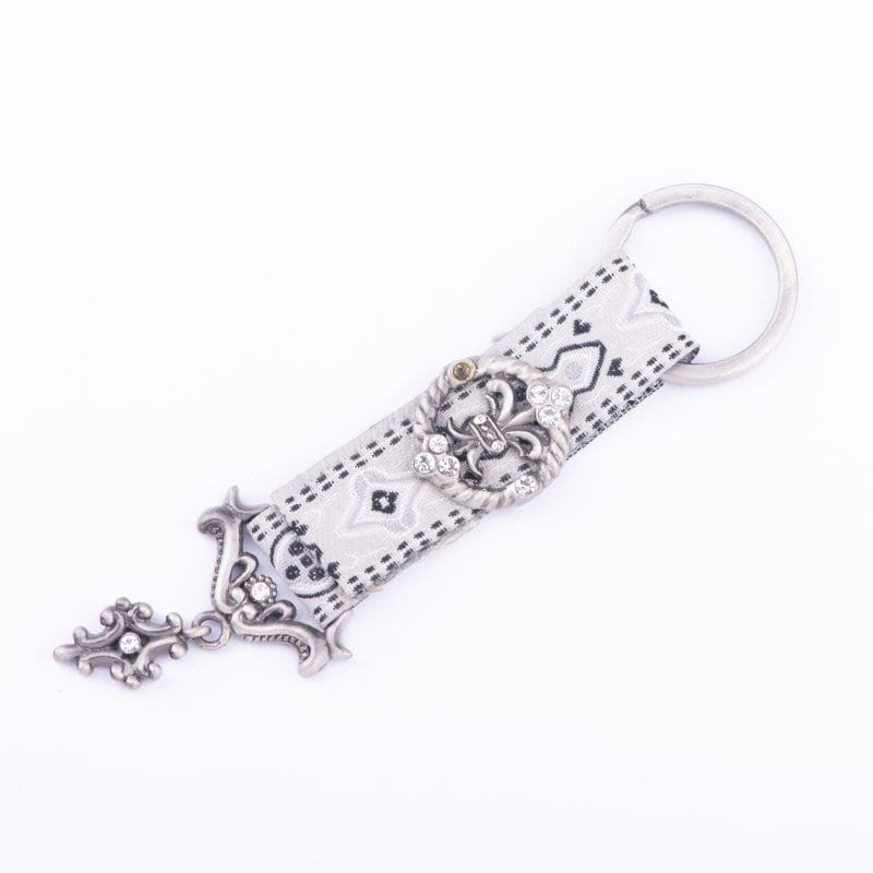 Welforth. Fleur Der Li Satin Belt Keychain.