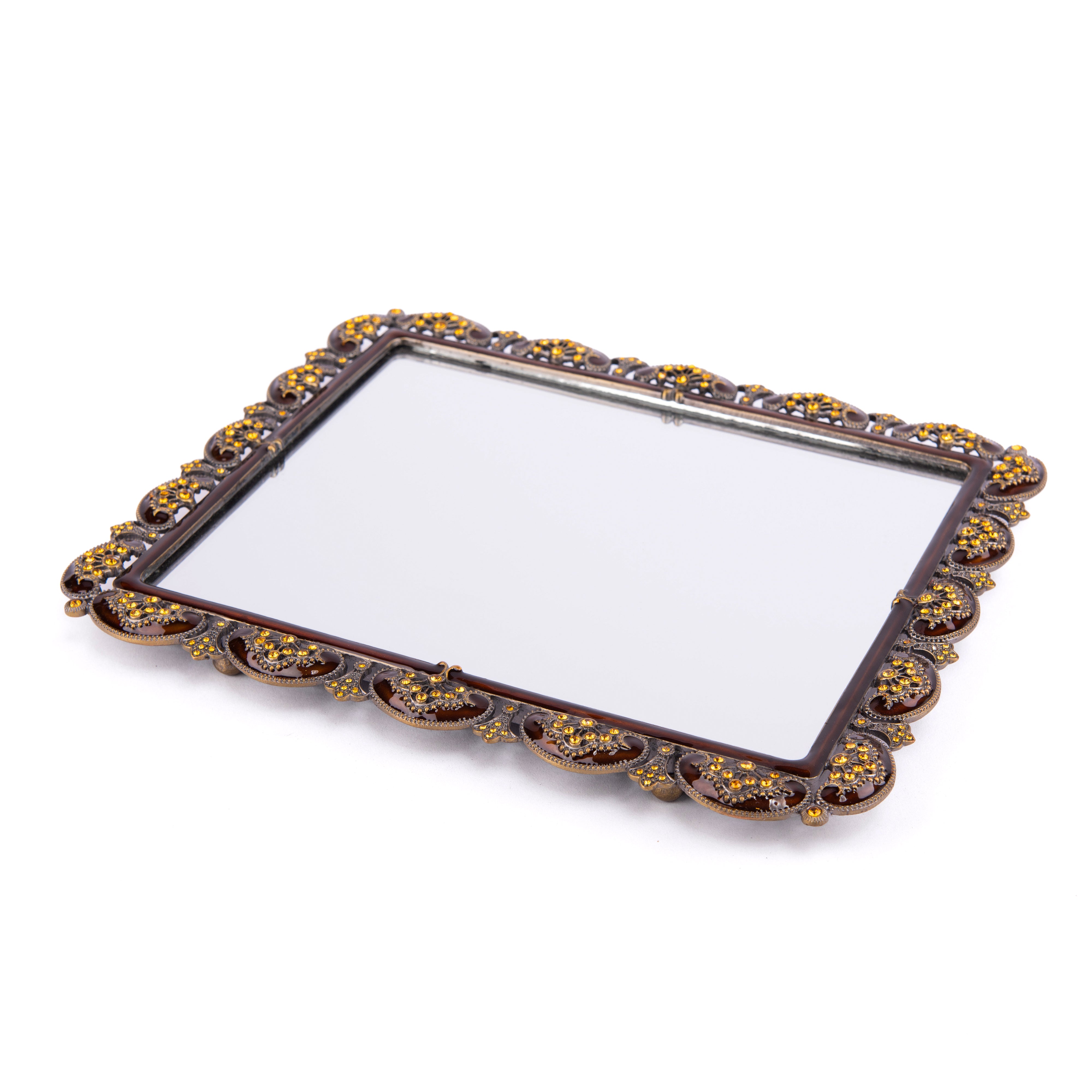 Welforth. Multicoloured Vanity Tray with Stones