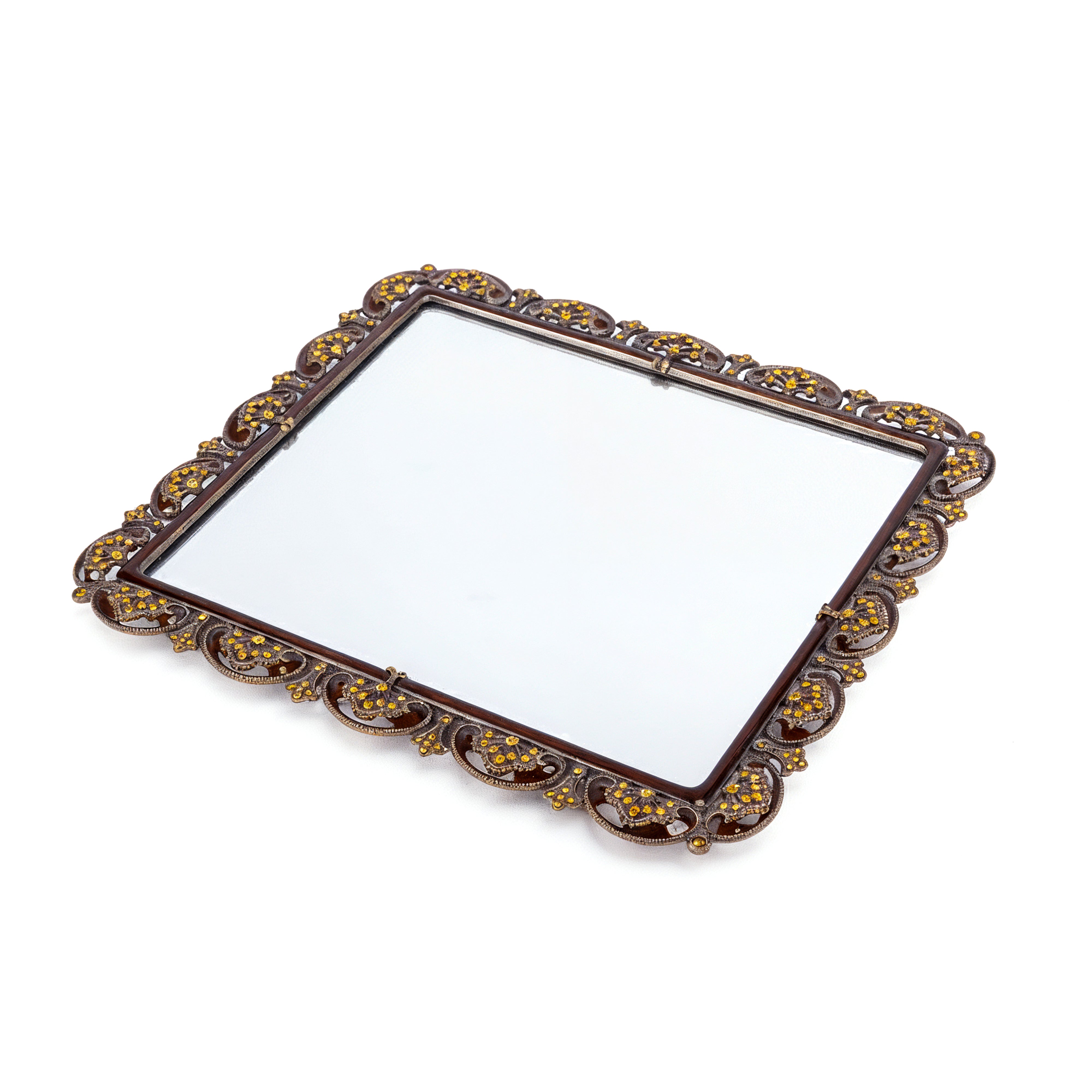 Welforth. Multicoloured Vanity Tray with Stones