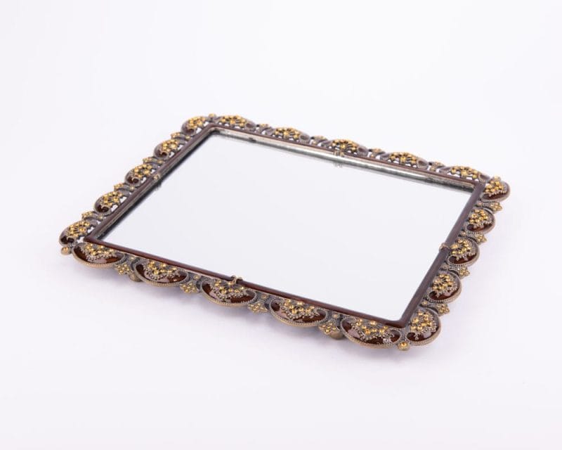 Welforth. Multicoloured Vanity Tray with Stones