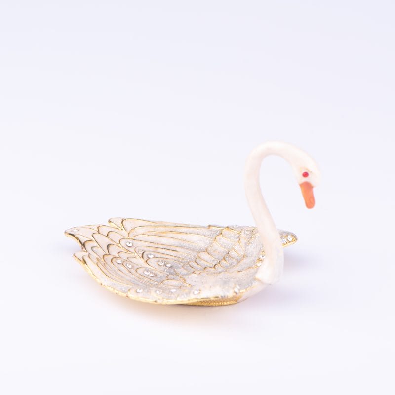 Welforth. Jewellery/Ring Holder In A Swan Shape