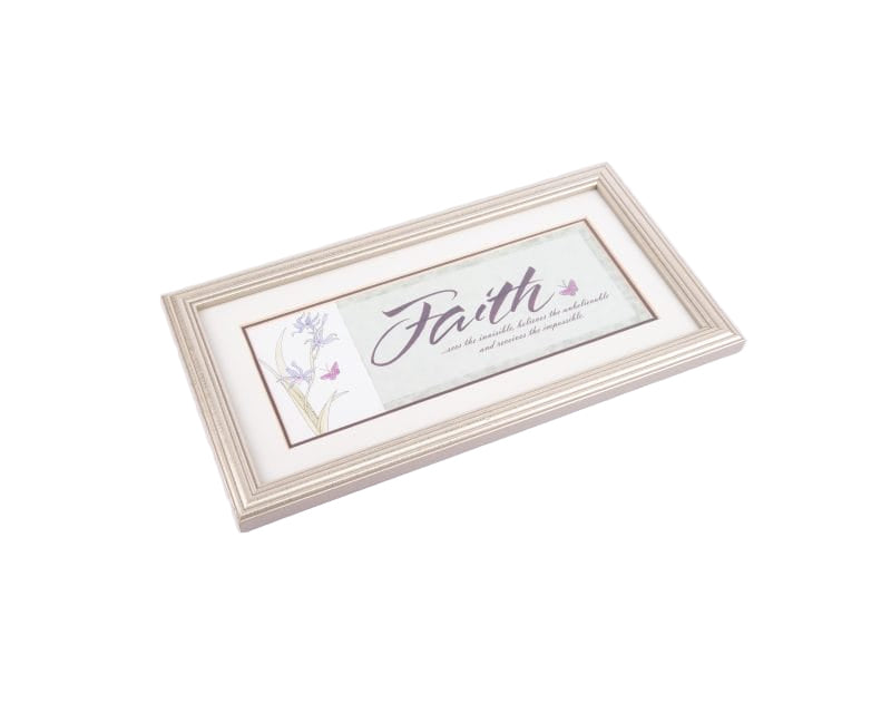 Mpressions. Tableau with Quote about Faith. Large Size