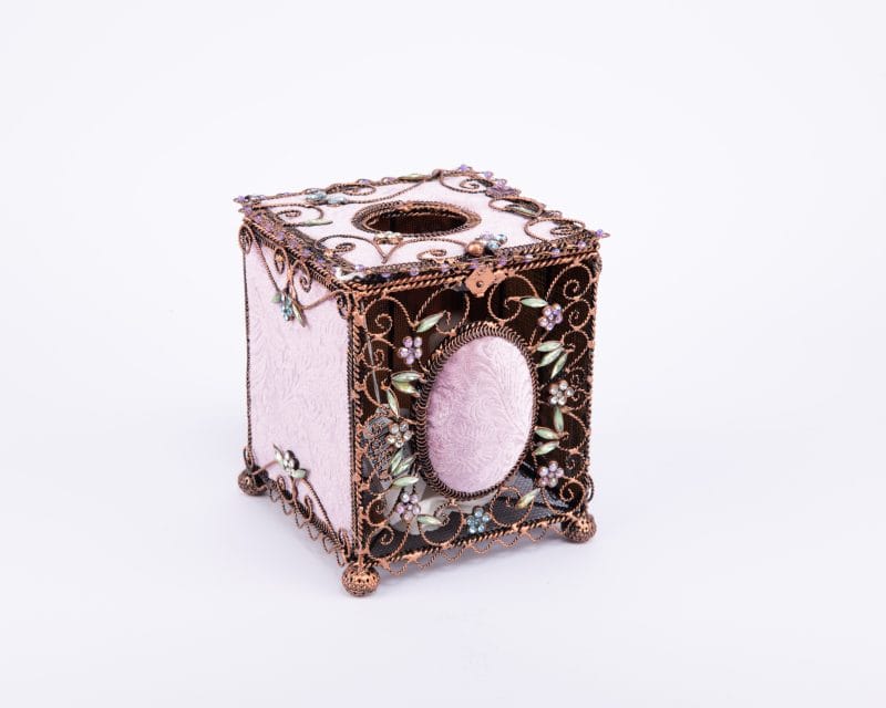 Popular Creations. Purple Tissue Box. Medium Size