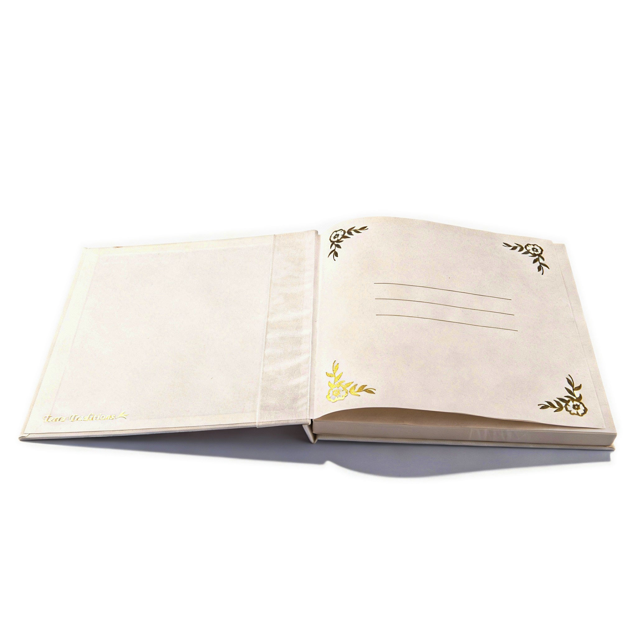 Terra Tradition. Guest Book For New Baby Wishes Studded with Swarovski