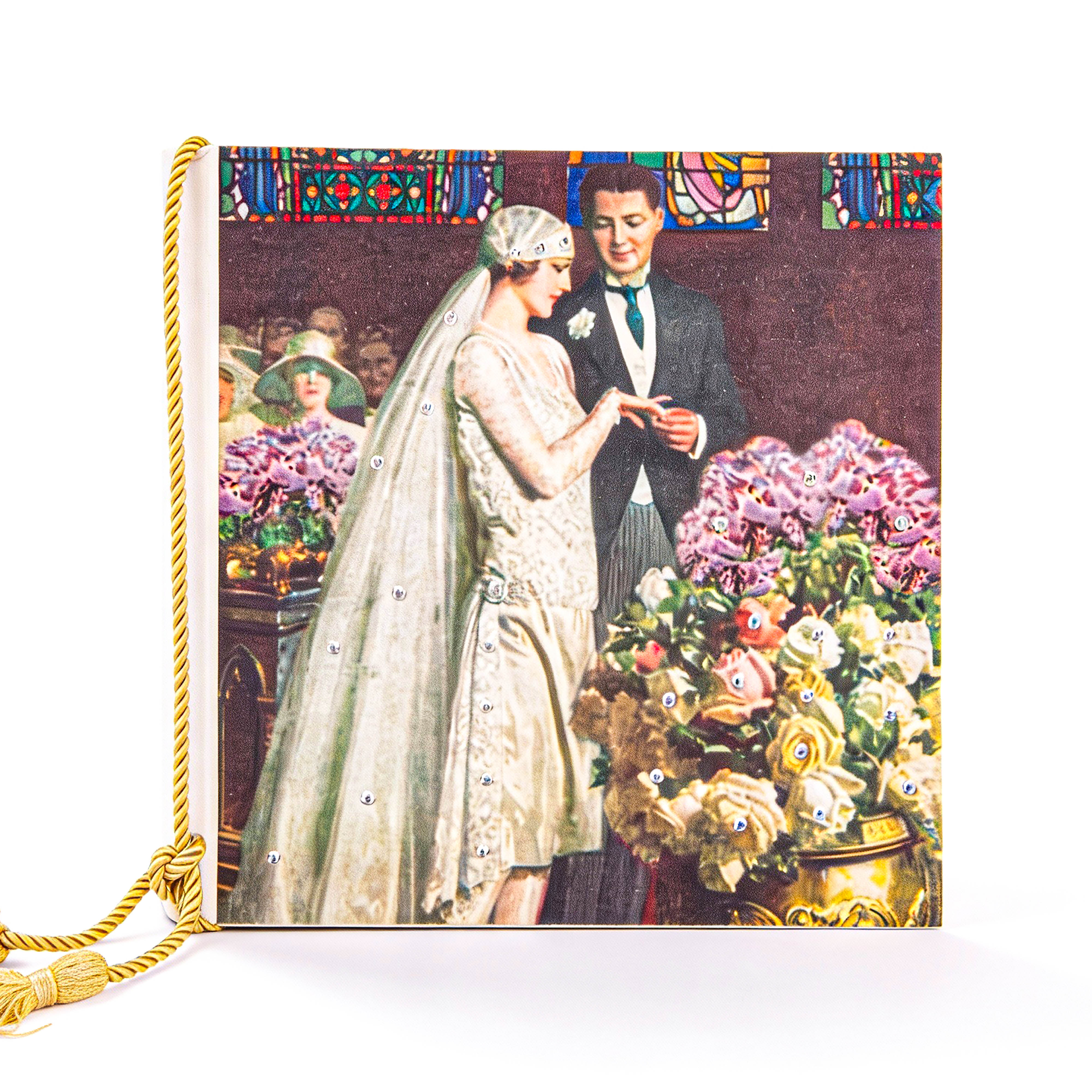 Terra Tradition. Wedding Photo Album Studded with Swarovski Crystals