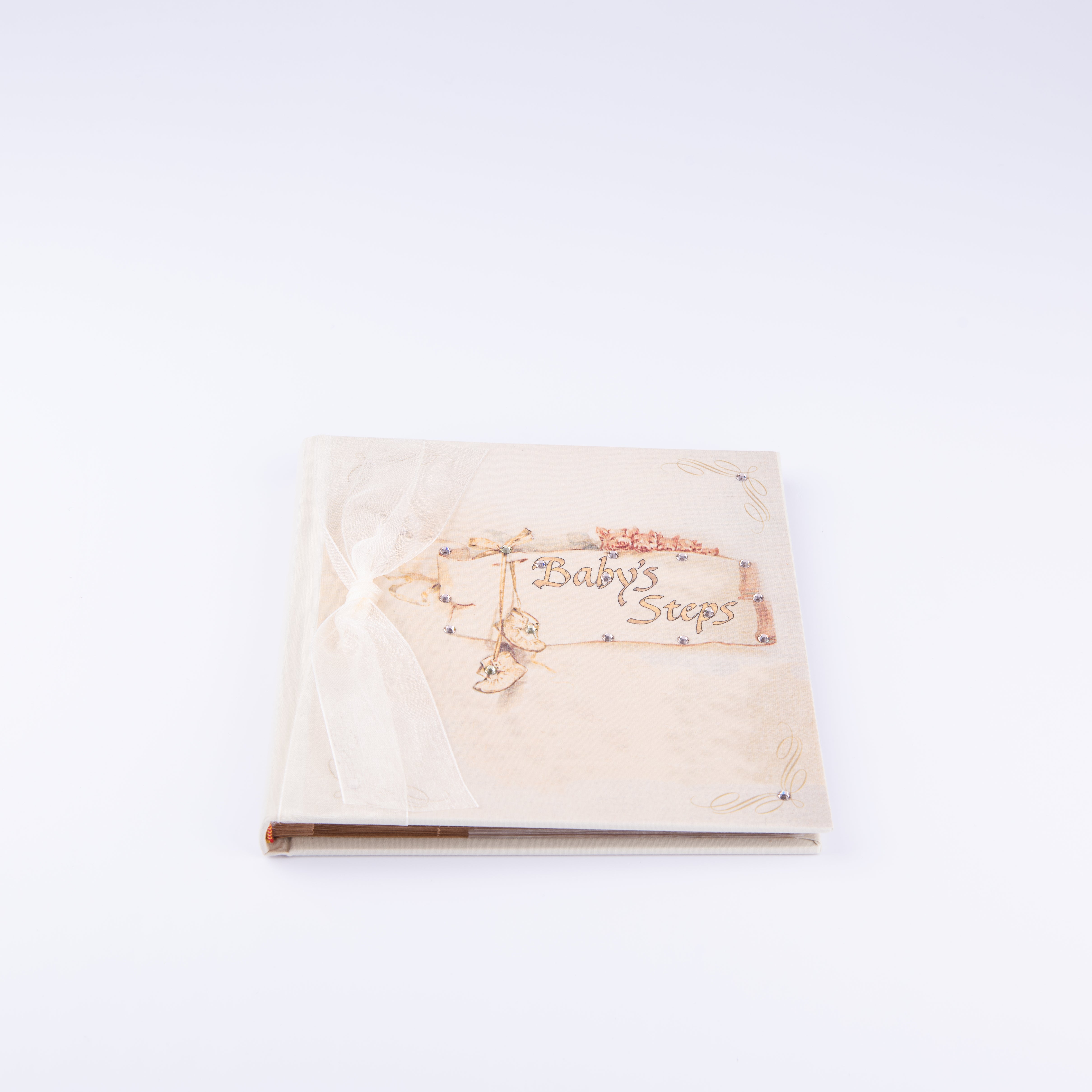 Terra Tradition. Baby Steps Photo Album Studded with Swarovski Crystals