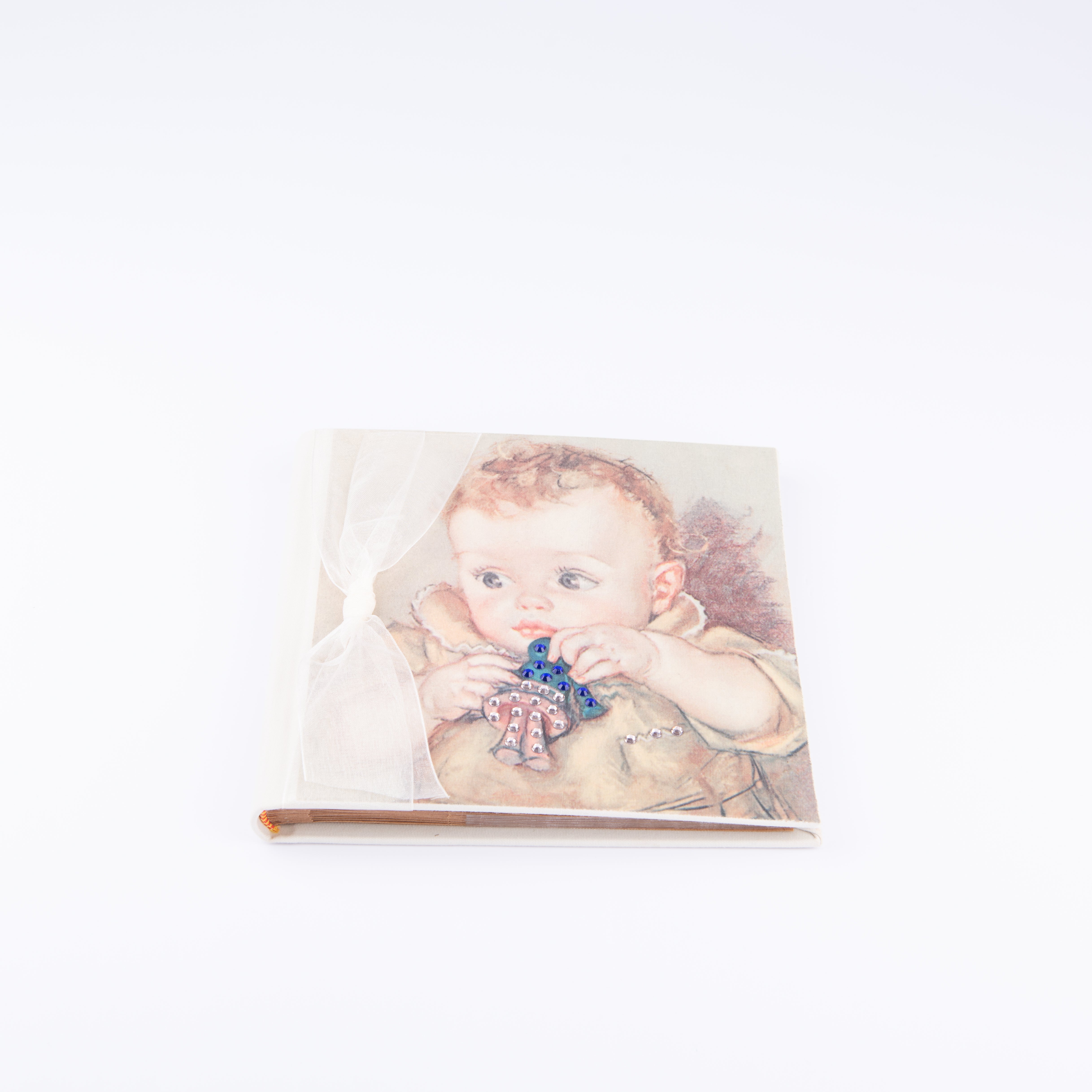 Terra Tradition. Baby Photo Album with Blue & Swarovski