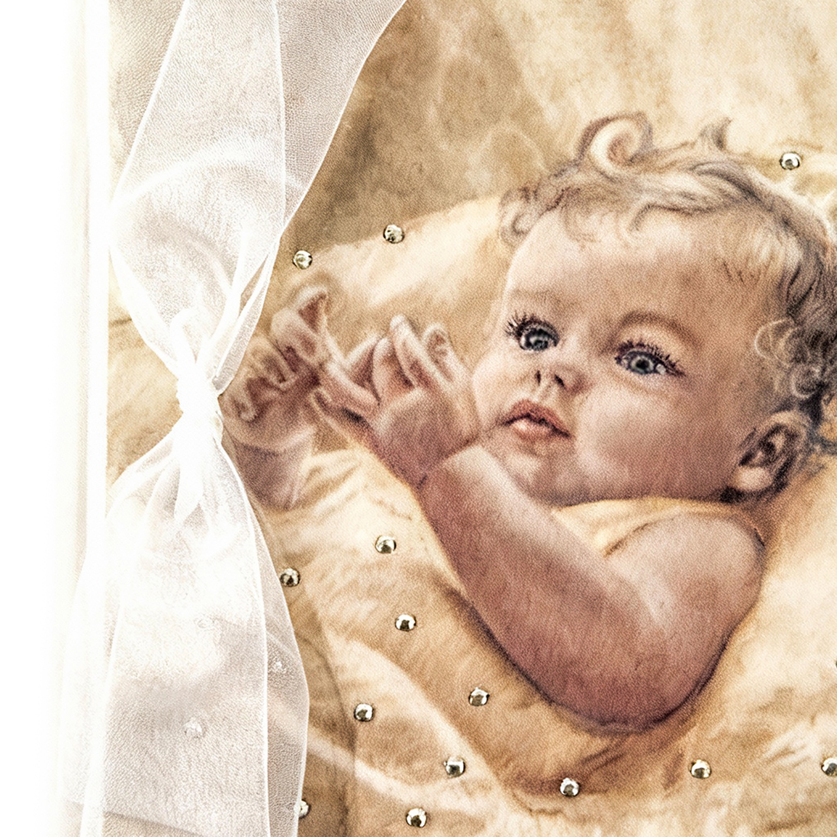 Terra Tradition. Baby Girl Photo Album with Swarovski Crystals