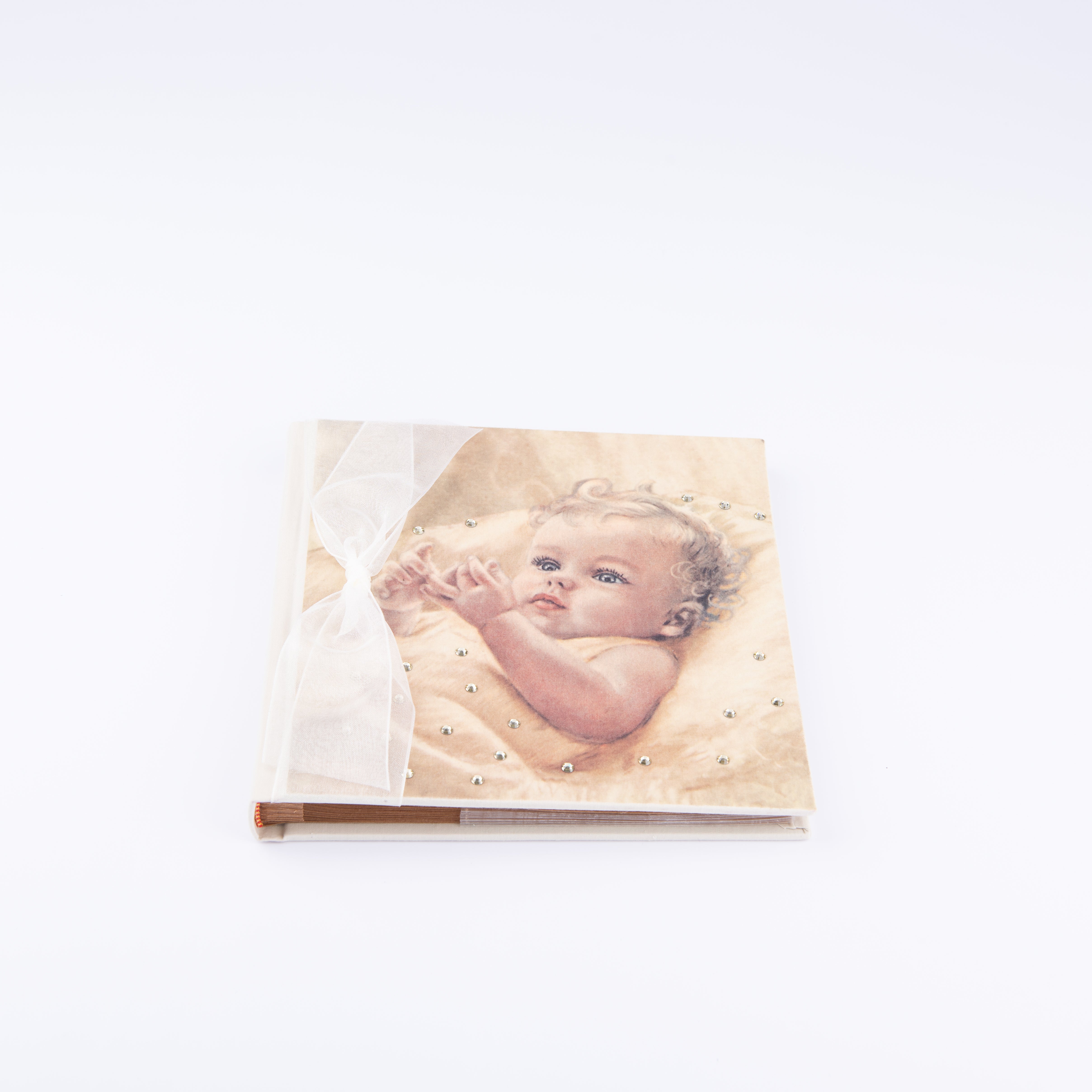 Terra Tradition. Baby Girl Photo Album with Swarovski Crystals