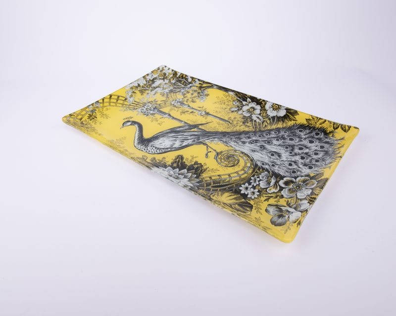 Fringe Studio. Decorative Wall Art Designed with Peacock Print