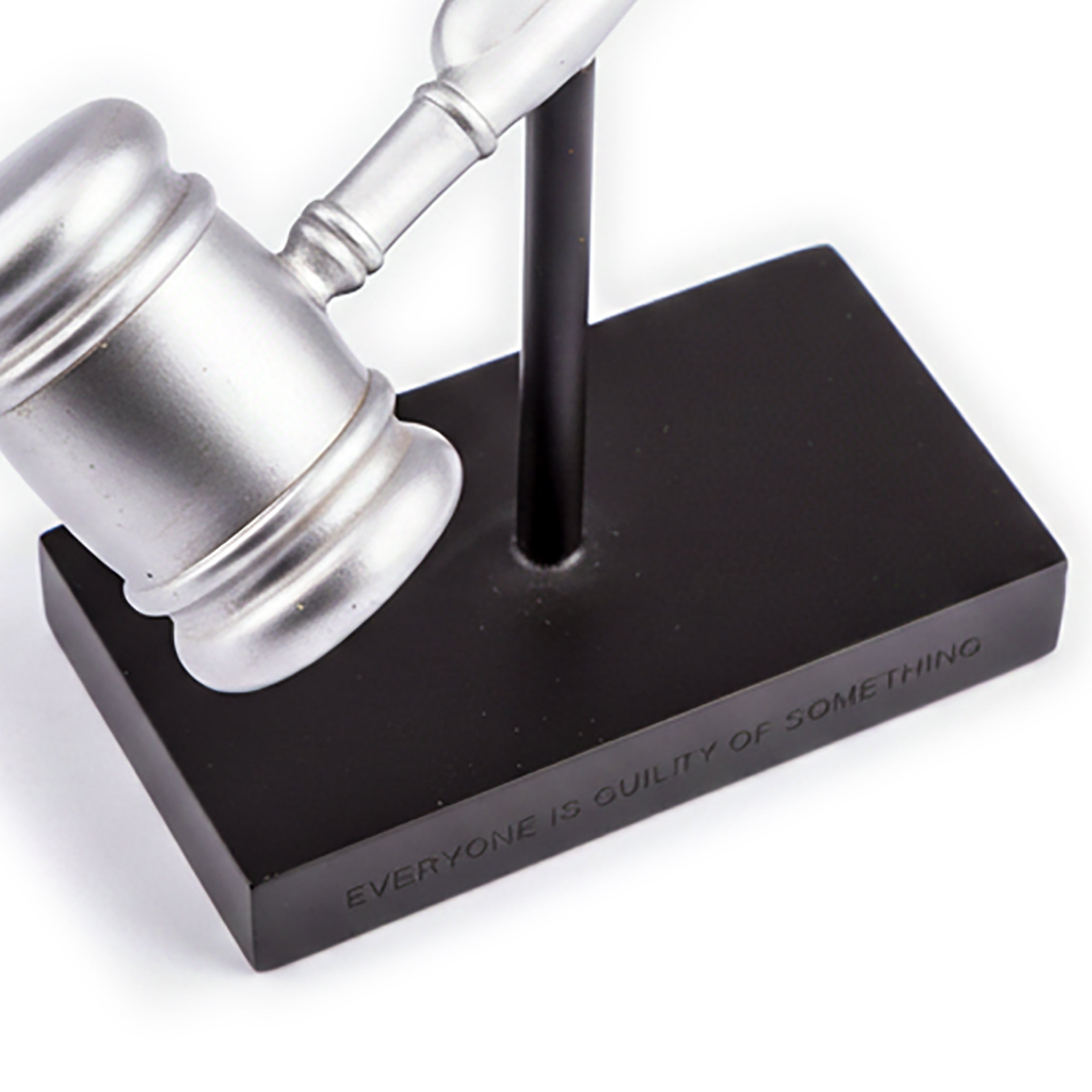 The Merchant Source. Silver Judge Hammer Sculpture