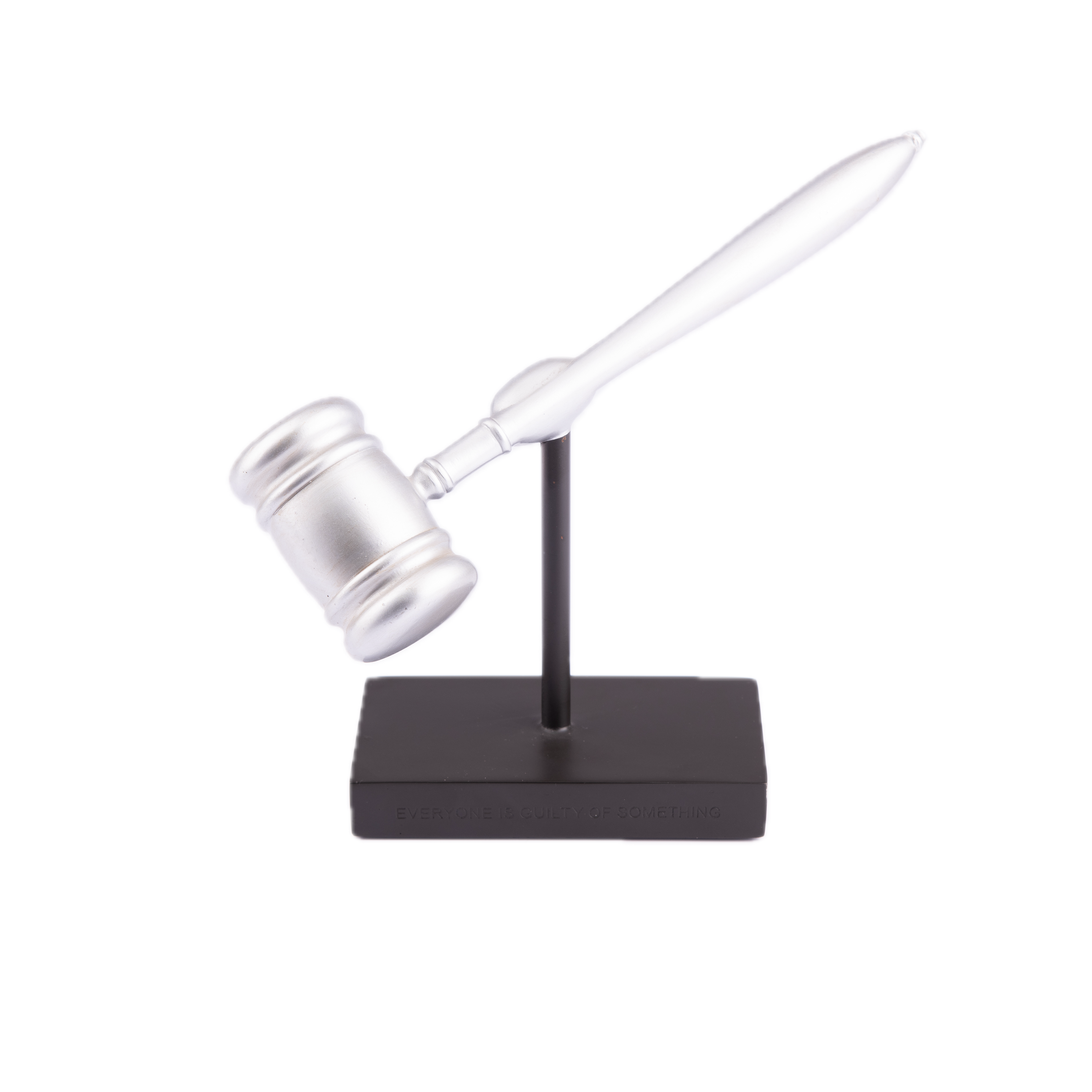 The Merchant Source. Silver Judge Hammer Sculpture