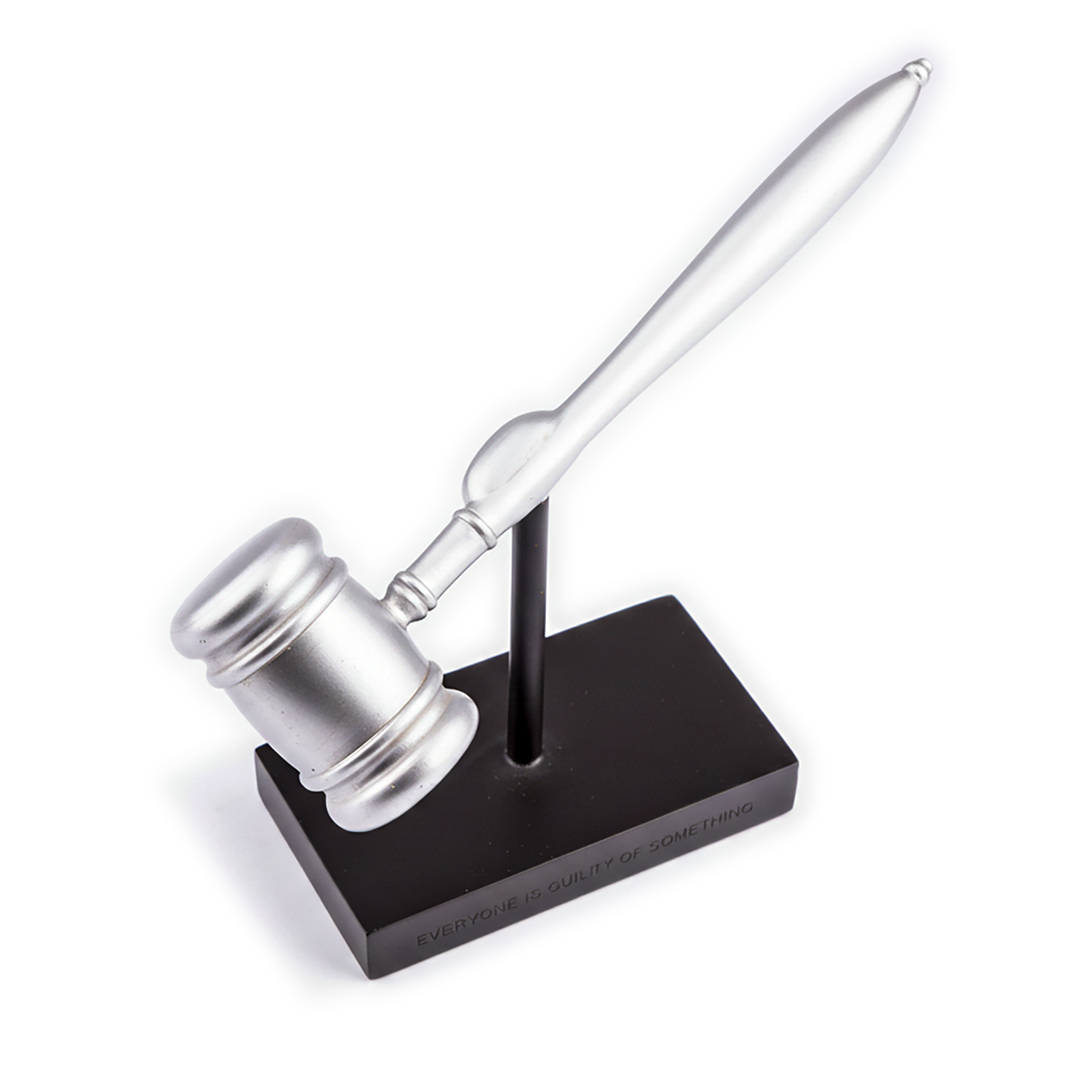 The Merchant Source. Silver Judge Hammer Sculpture