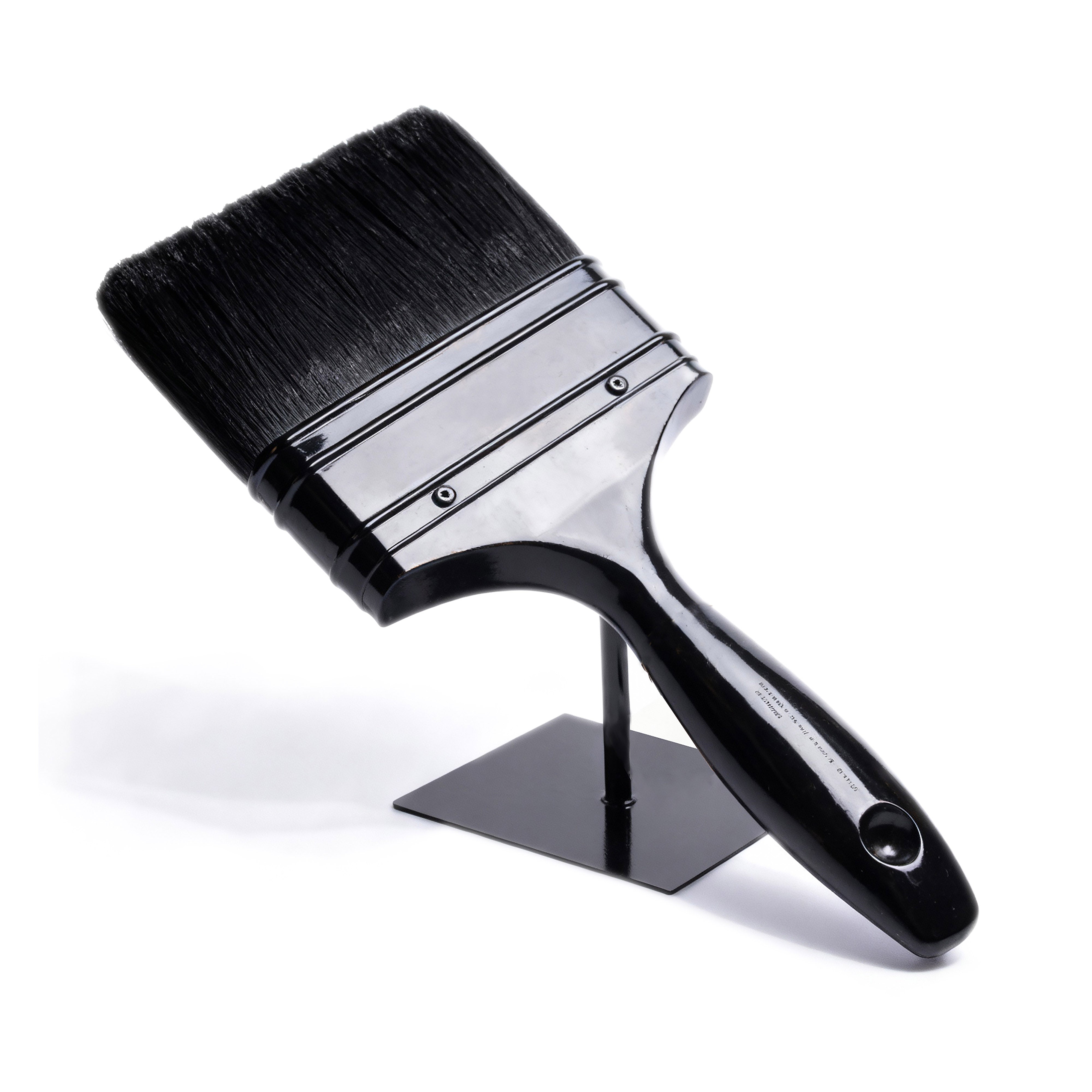 The Merchant Source. Black Paint Brush Sculpture
