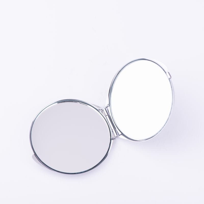 Spring Street Design. Round Pocket Mirror Featuring A Classy lady. Small Size