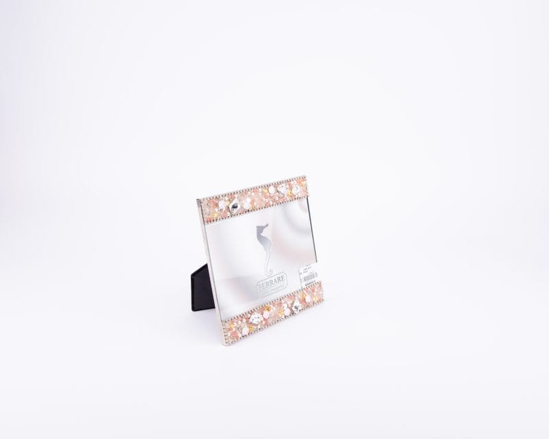 Ferrare With Company. Square Picture Frame Studded with Swarovski