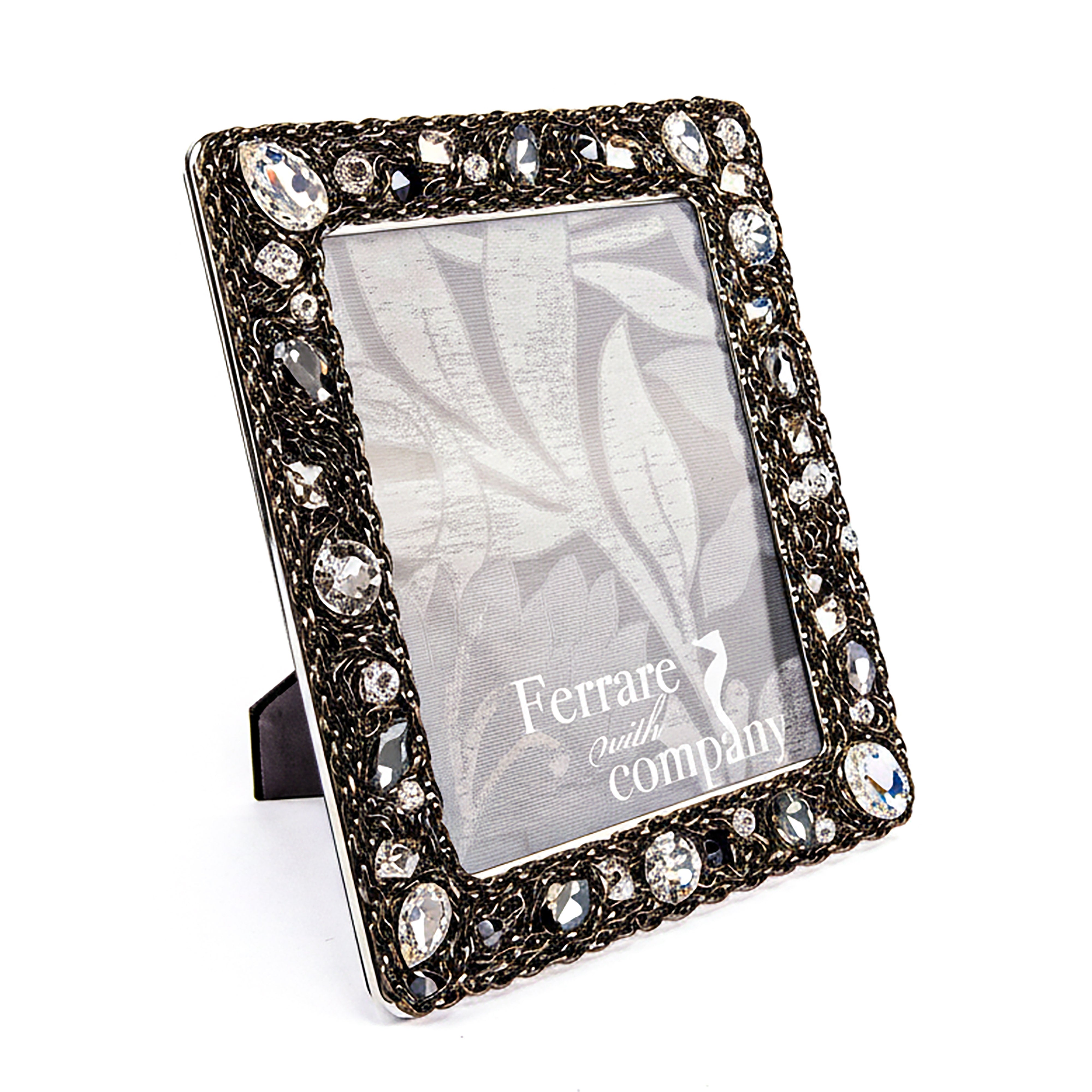 Ferrare With Company. Picture Frame Designed with Silver Studded Chain. Large Size