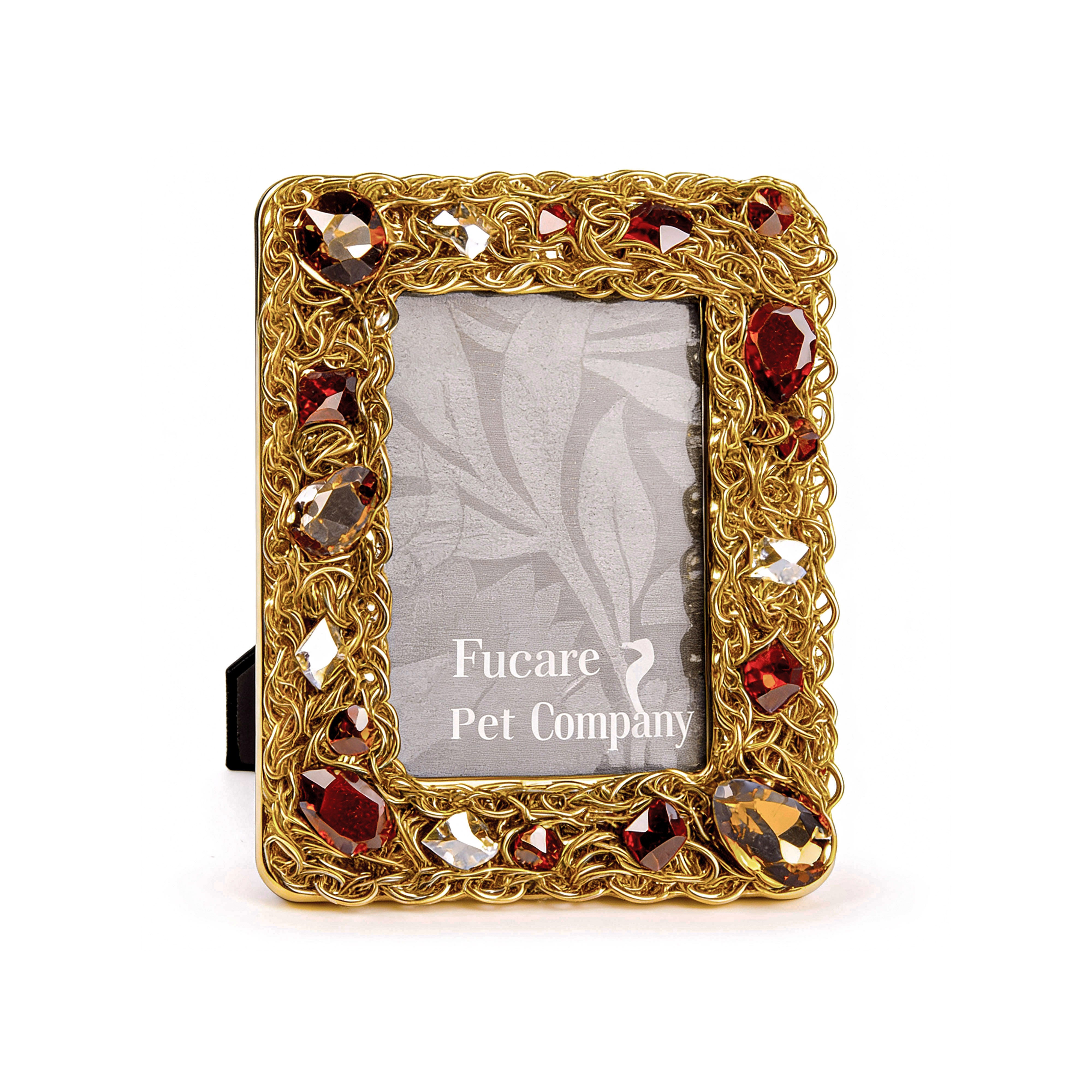 Ferrare With Company. Picture Frame Designed with Gold Studded Chain. Small Size
