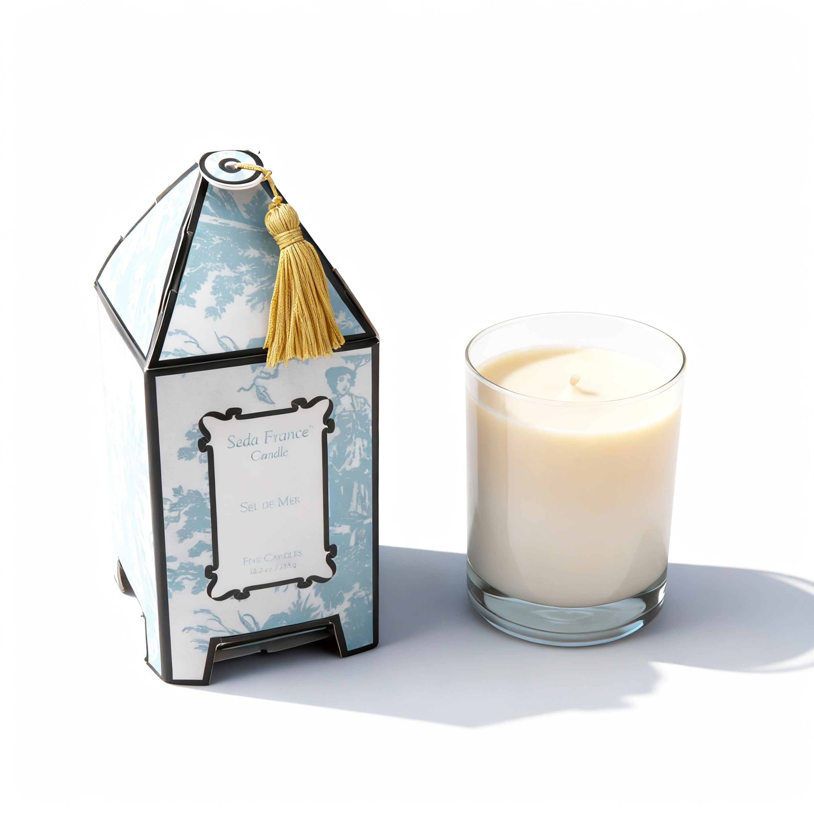 Seda France. Sel De Mer Toile Box Candle