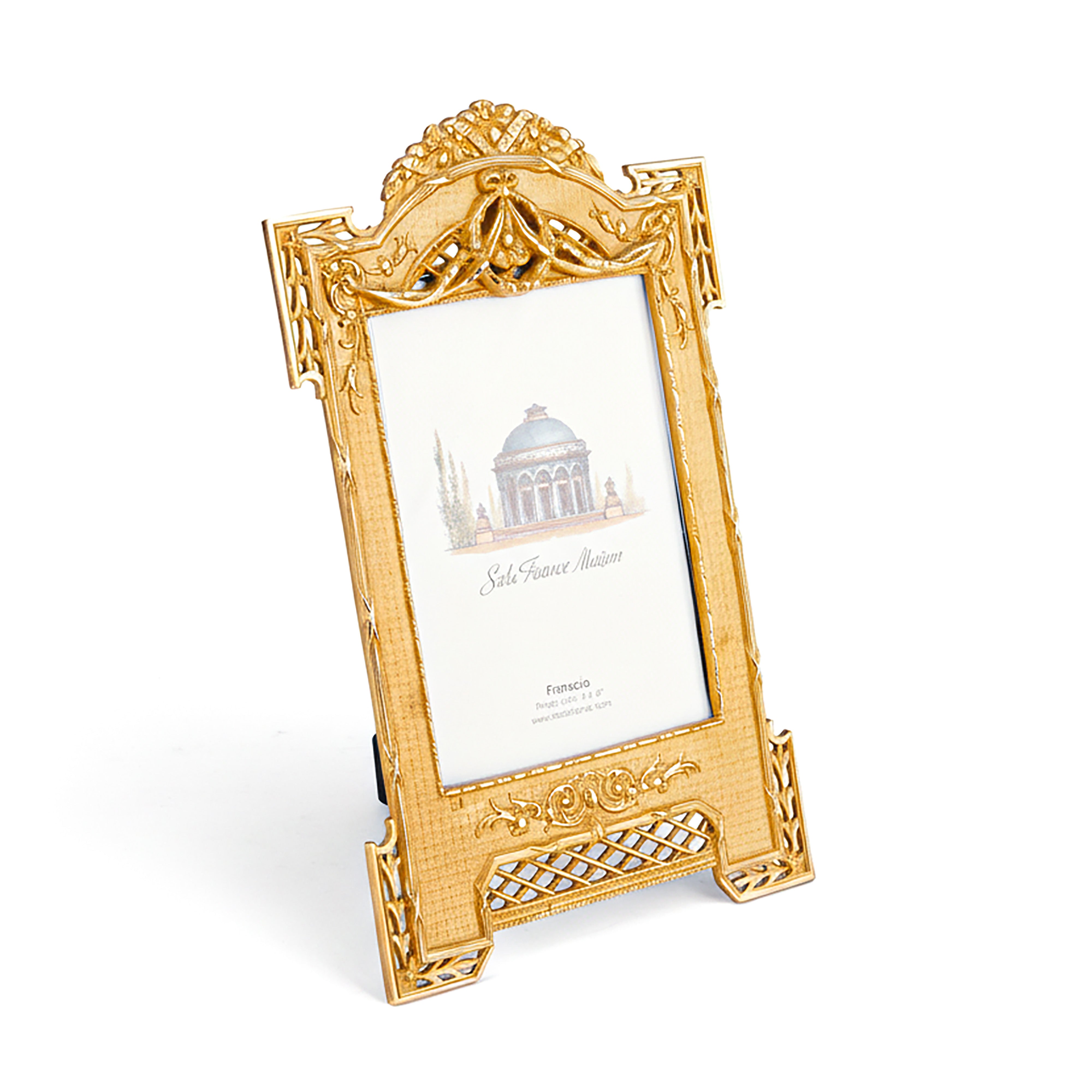 Seda France. Golden Photo Frame in Imperial Design