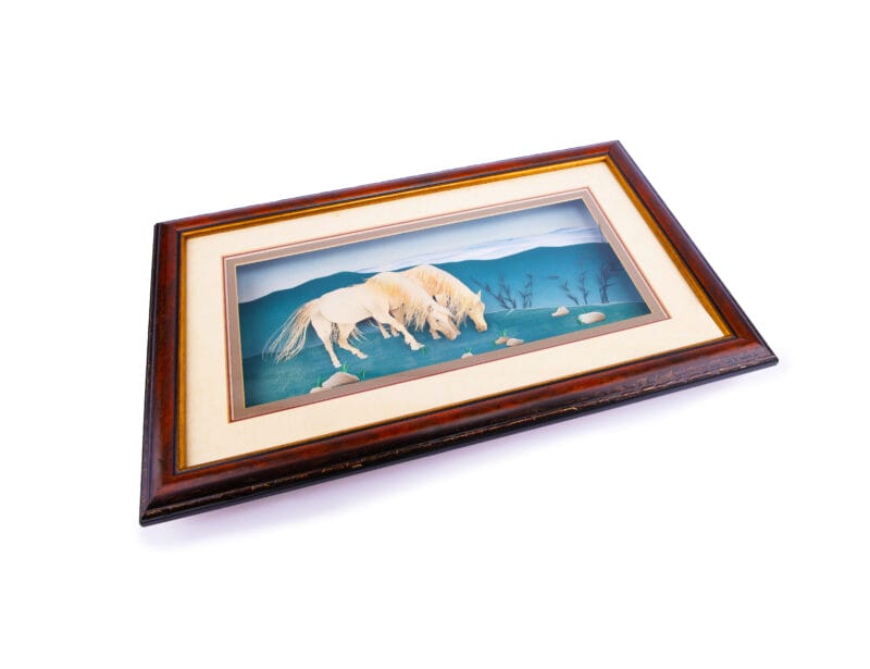 Artall International. Brown Wooden Wall Art. Large Size