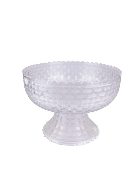 William Yeoward. Crystal Punch Bowl and Pedestal Chloe, Limited Piece from Poland