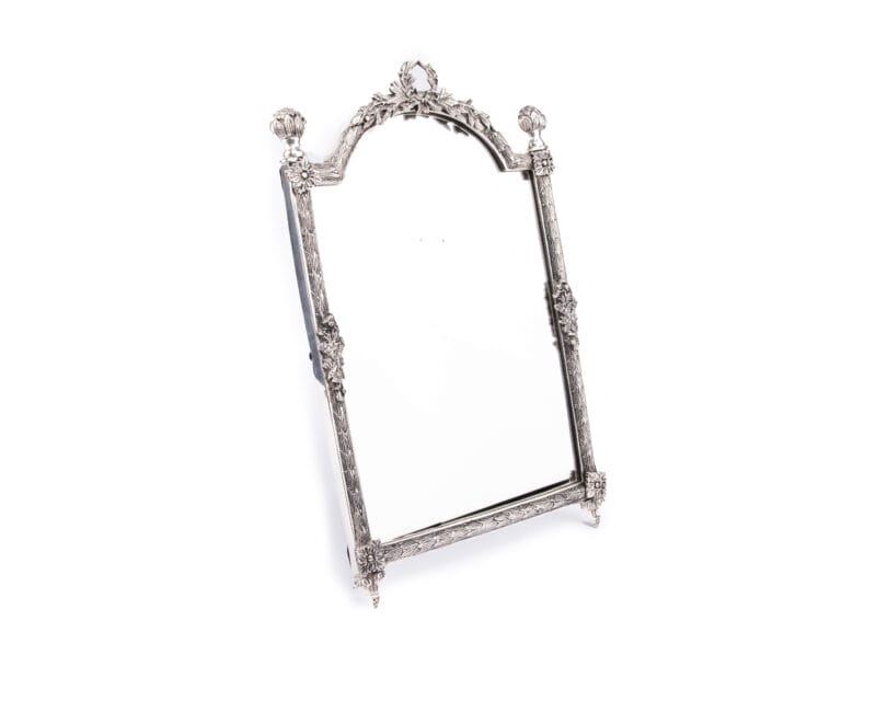 Charles Sadek. Silver Dresser Mirror. Large Size
