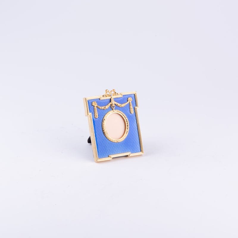 Arts & Civilisations. Blue & Gold Mini Picture Frame