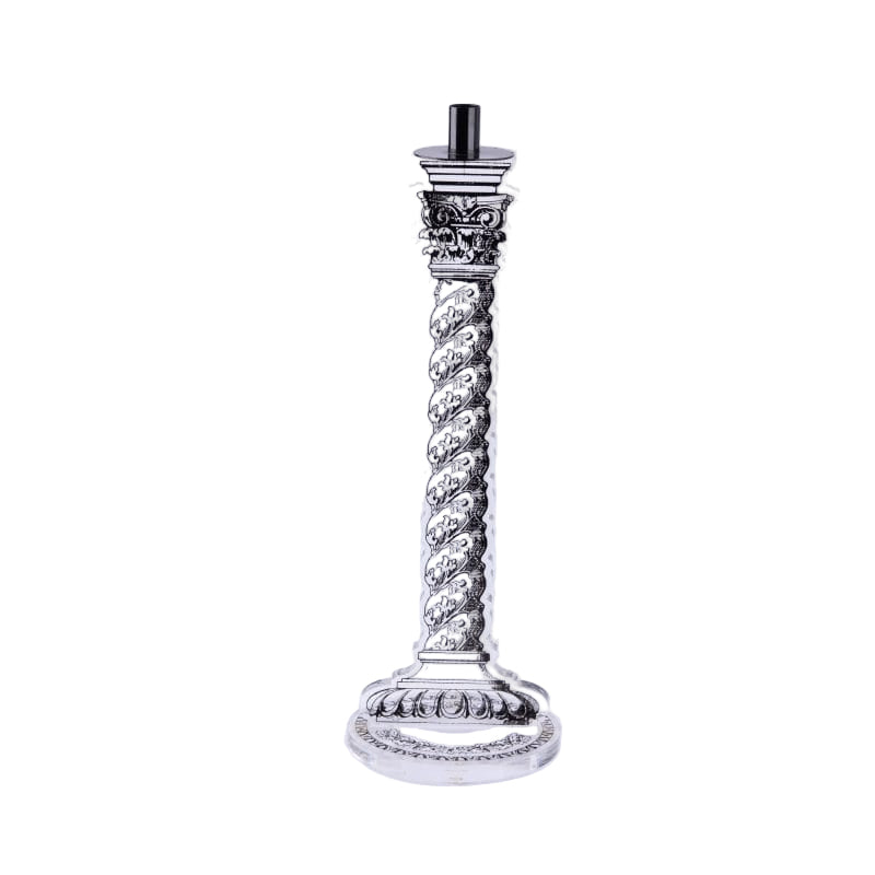 Exclusively available at Idée Art. Imperial Silver Candle Holder. Large Size
