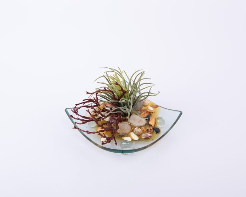 Immortalis Botanicals. Glass Botanical Figurine. Small Size