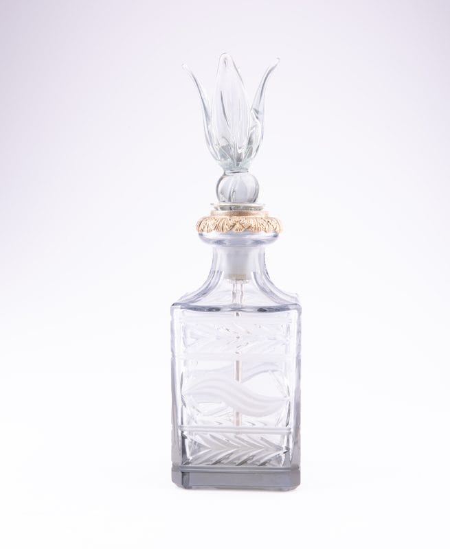 Baldi. Calla Square Crystal Perfume Bottle. 780 ML