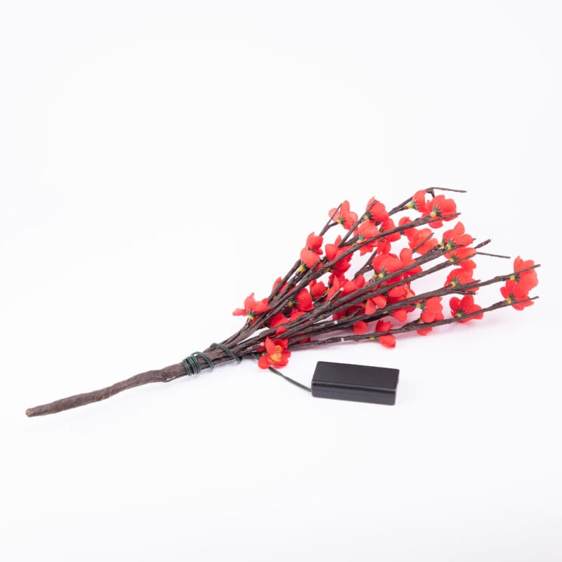 The Light Garden. Red Plum Flower Light. Large Size