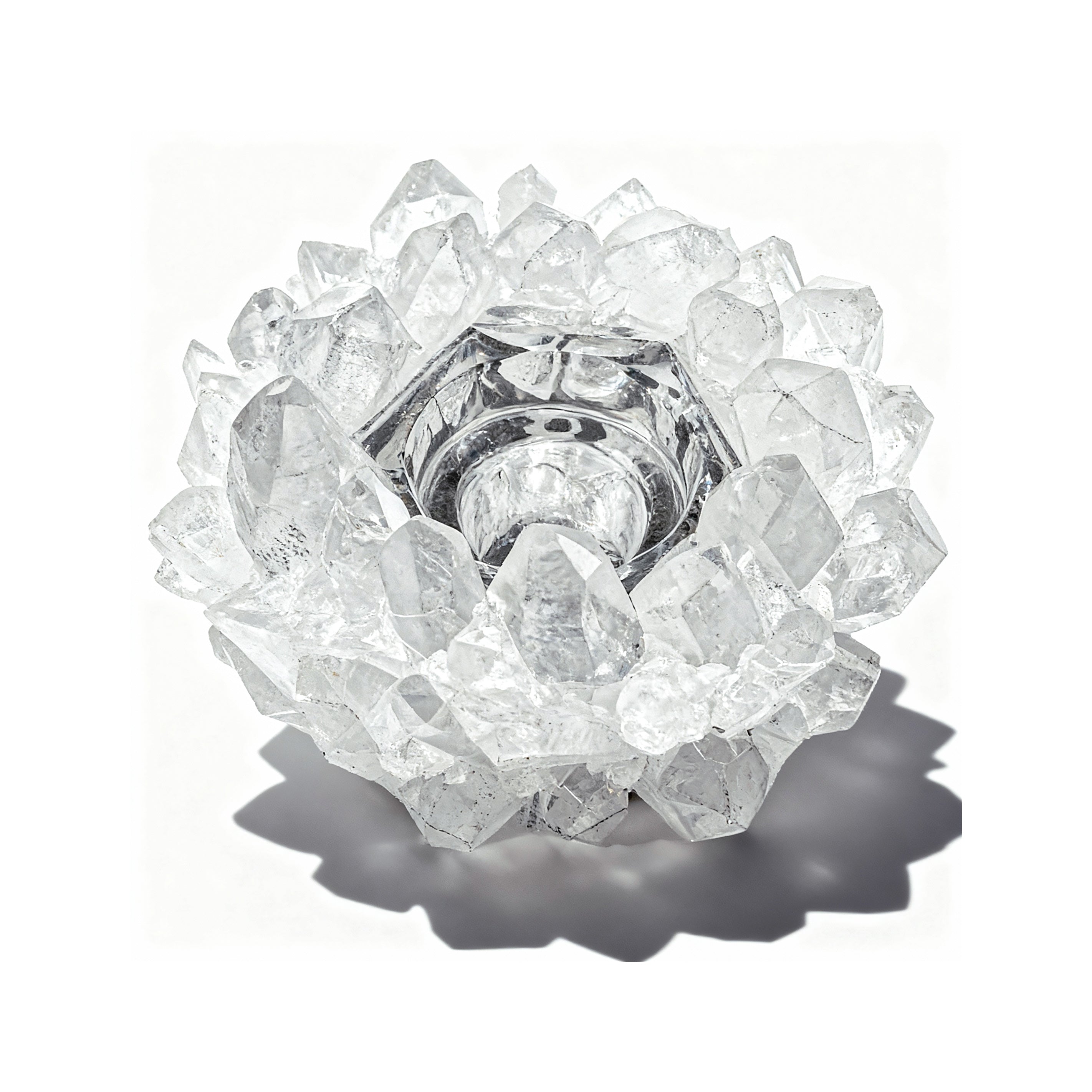 Kathryn Mccoy. Grey Quartz Candle Holder. Small Size