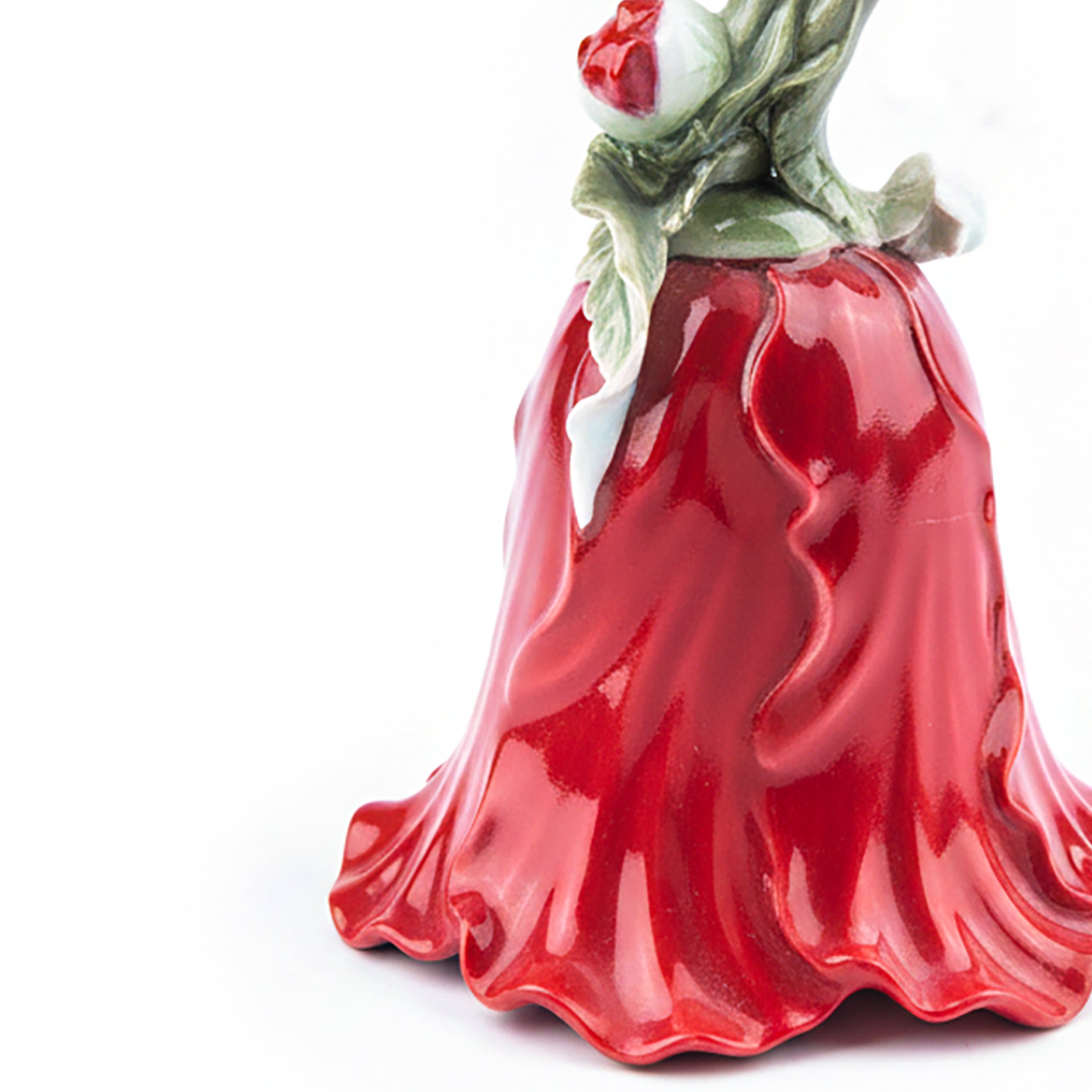 Franz Collection. Bell Shaped Figurine in Common Poppy Design