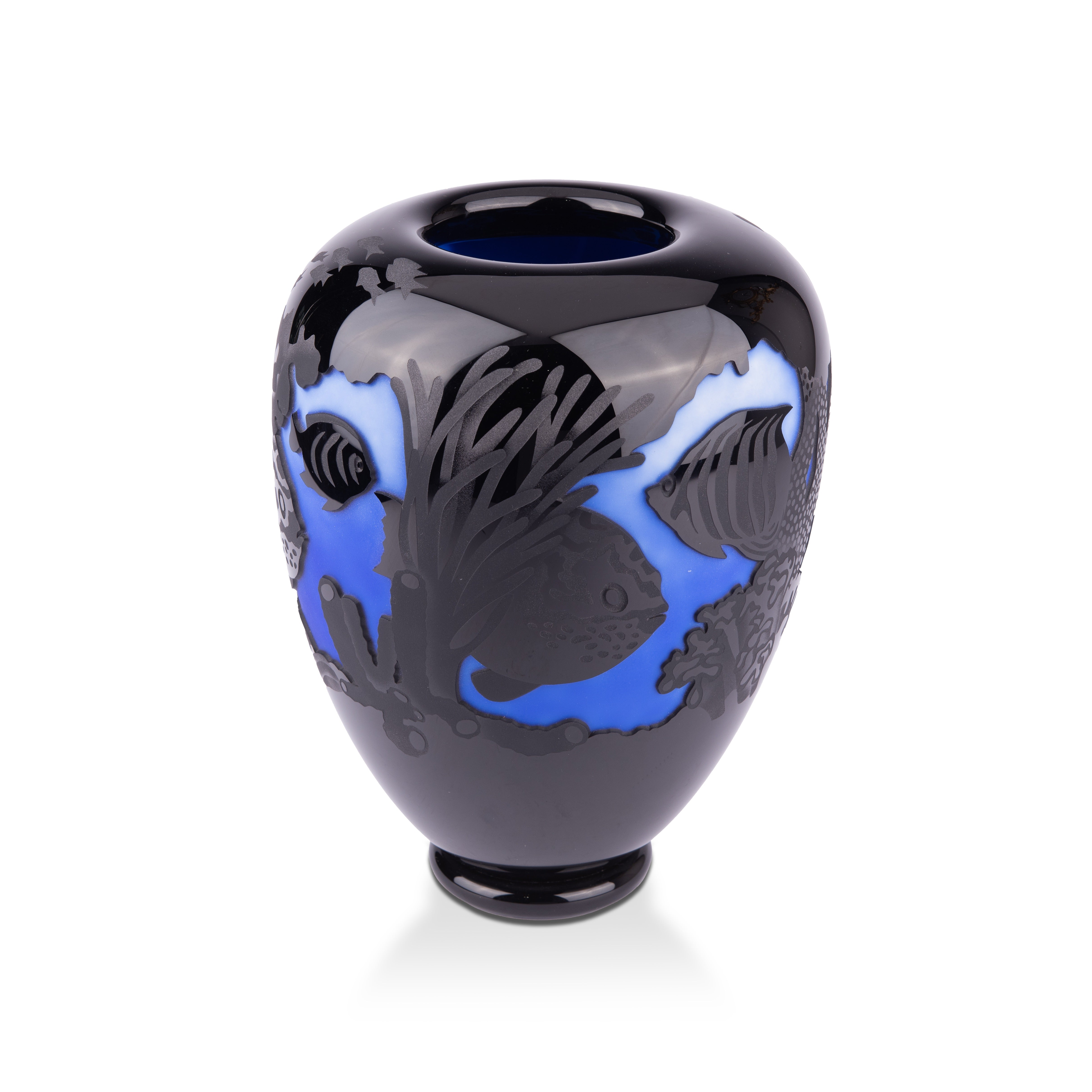 Saigon Interiors. Crystal Vase. Large Size