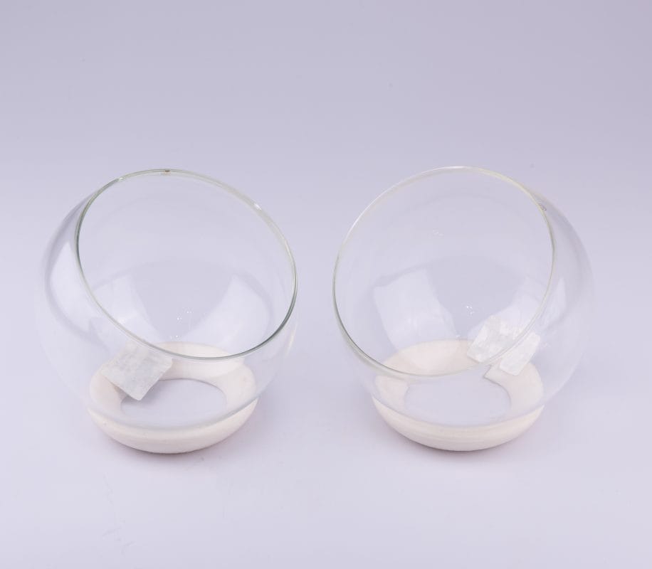 Silo Design. A Set of 2 Crystal Serving Bowls. Available in 2 Sizes