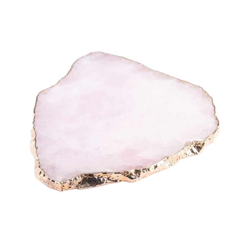 Anna By RabLabs. Kiva Pink Quartz Platter. Large
