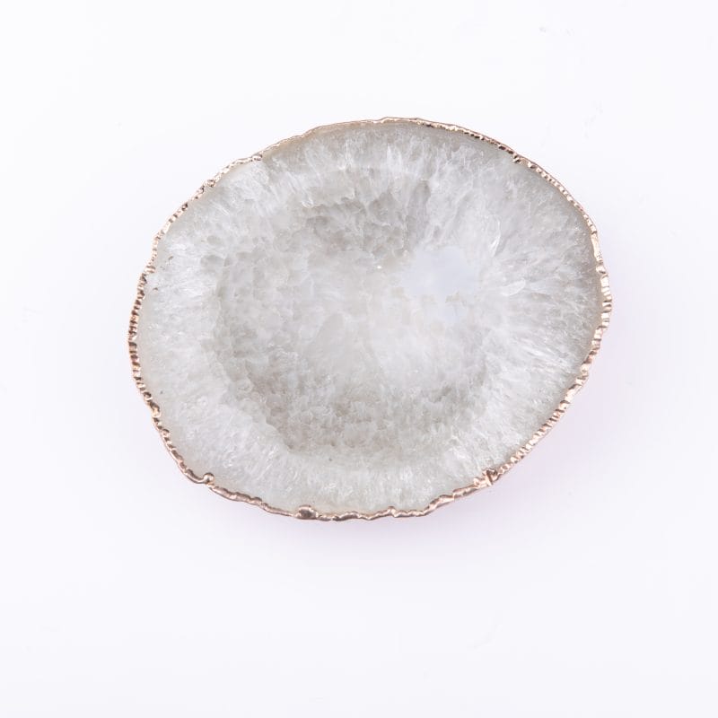 Anna By RabLabs. Silver Quartz Bowl