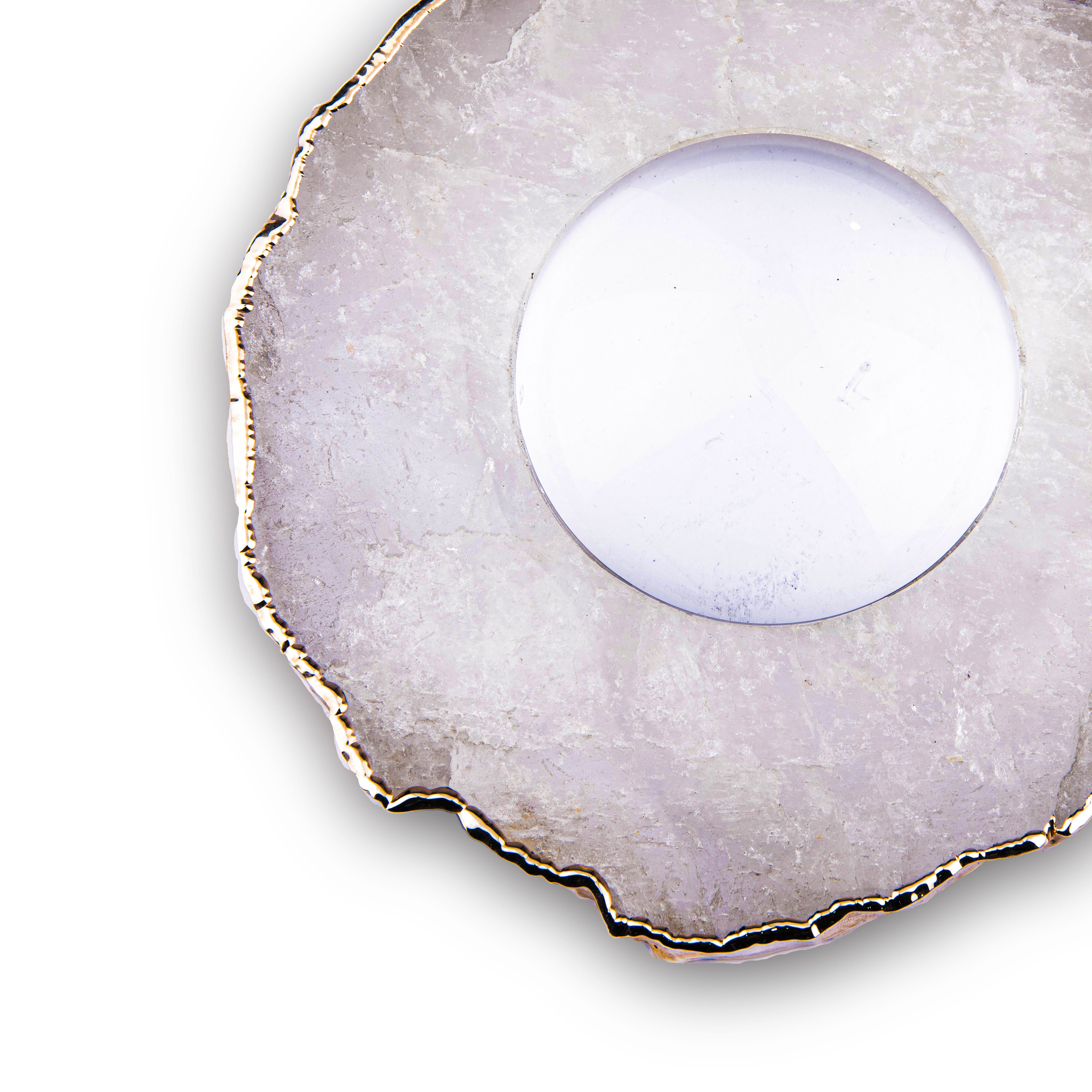 Anna By RabLabs. Silver Quartz Magnifying Glass