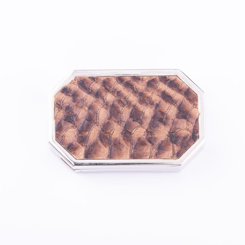 Mon Mode. Brown Leather Purse Hook. Small Size