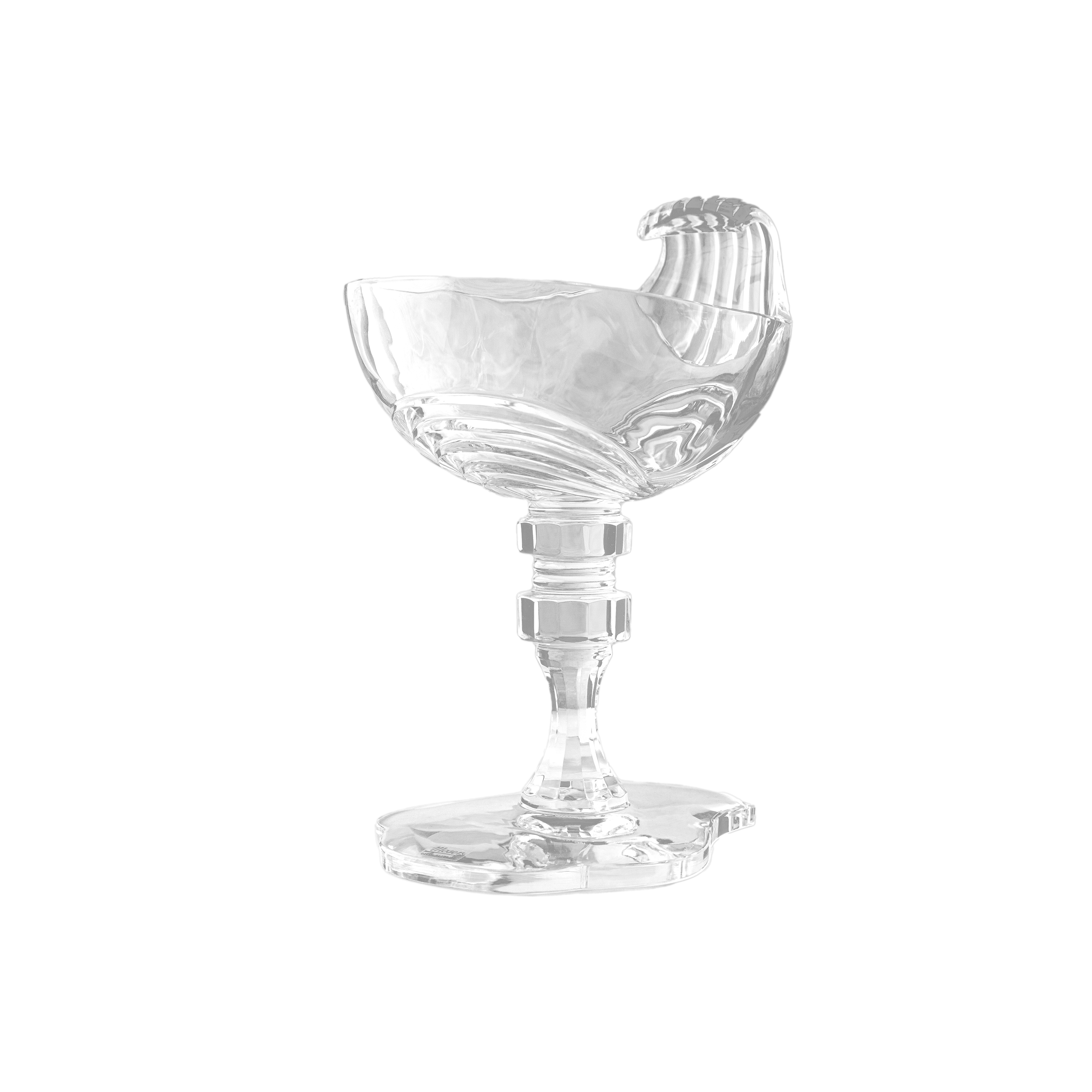 Moser. Boat Shaped Neptune Bowl. (Limited Edition)