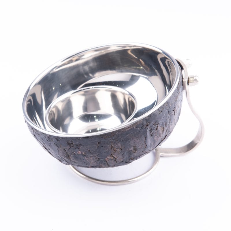 Frances Stoia Home. Bark Chip & Dip Bowl