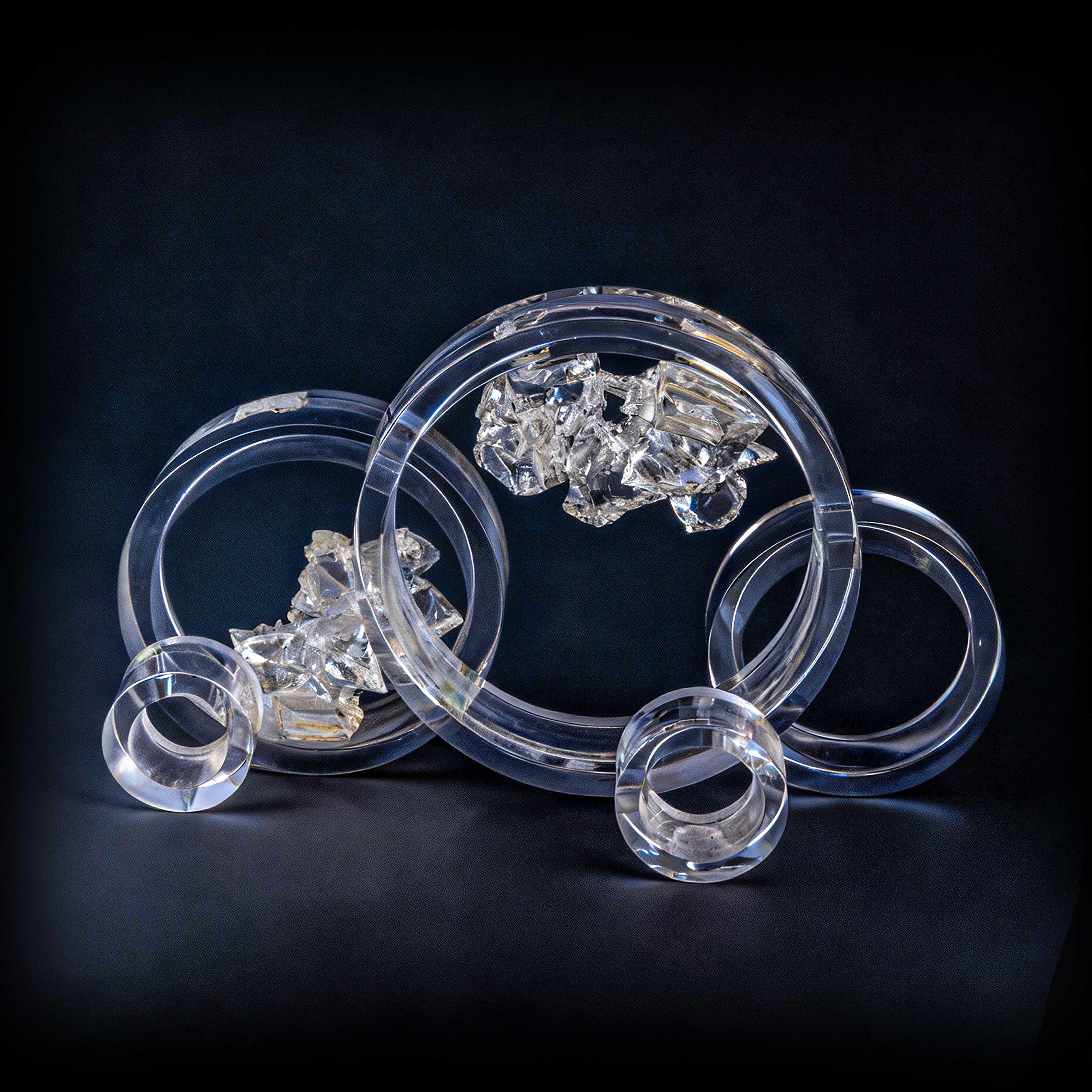 Shardz. "Diamonds in the Sky" Sculpture. Large Size