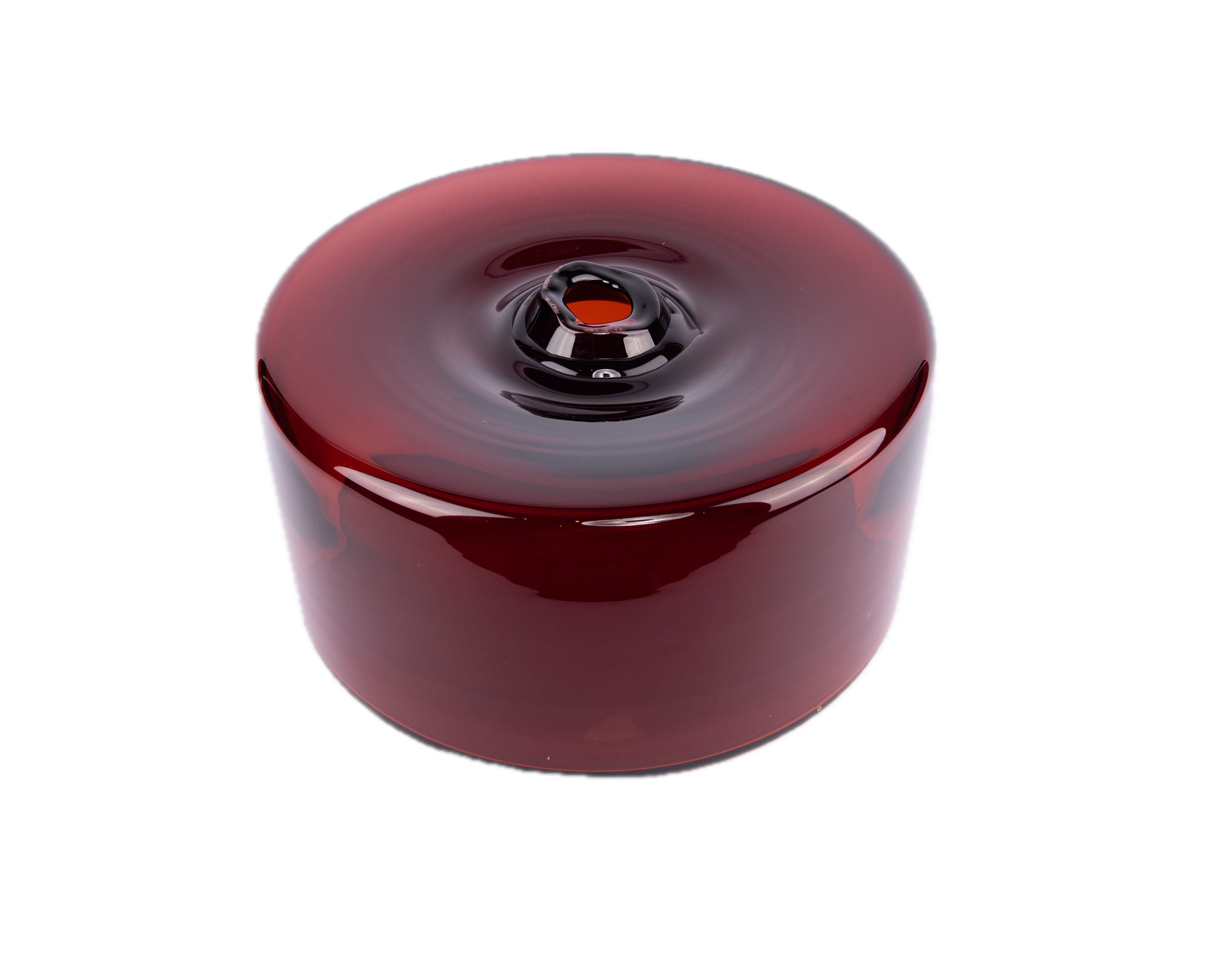 SkLo Studio. Burgundy Glass Vase. Large Size