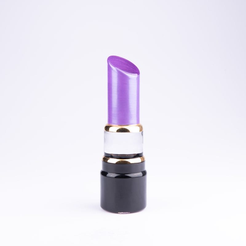 Kosta Boda. Glass Figurine in Lipstick Design. Medium Size